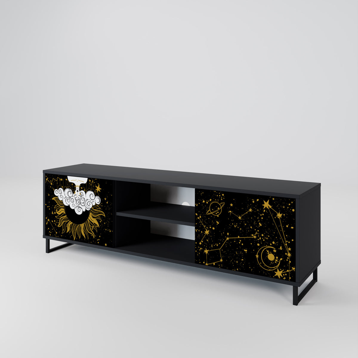 STELLAR CONSTELLATIONS Dvoudveřový TV stolek