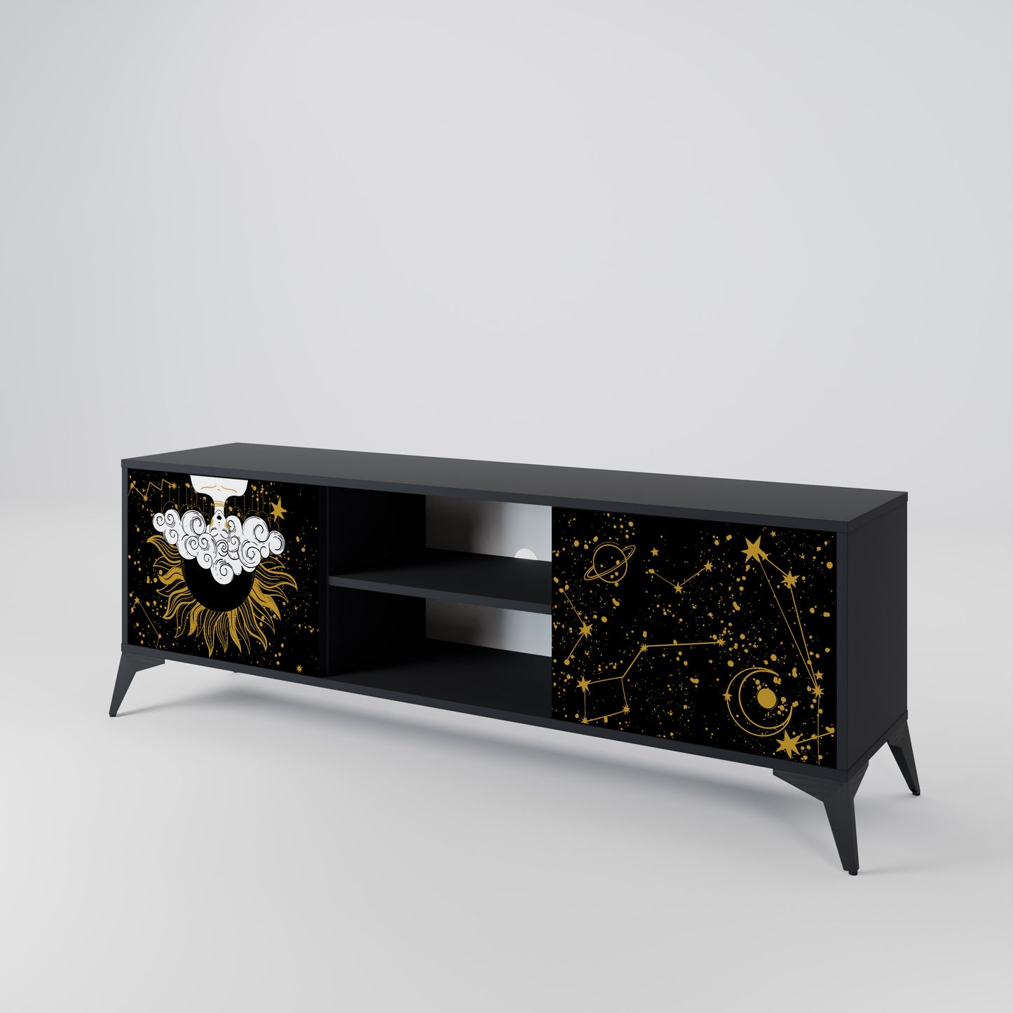 STELLAR CONSTELLATIONS Dvoudveřový TV stolek