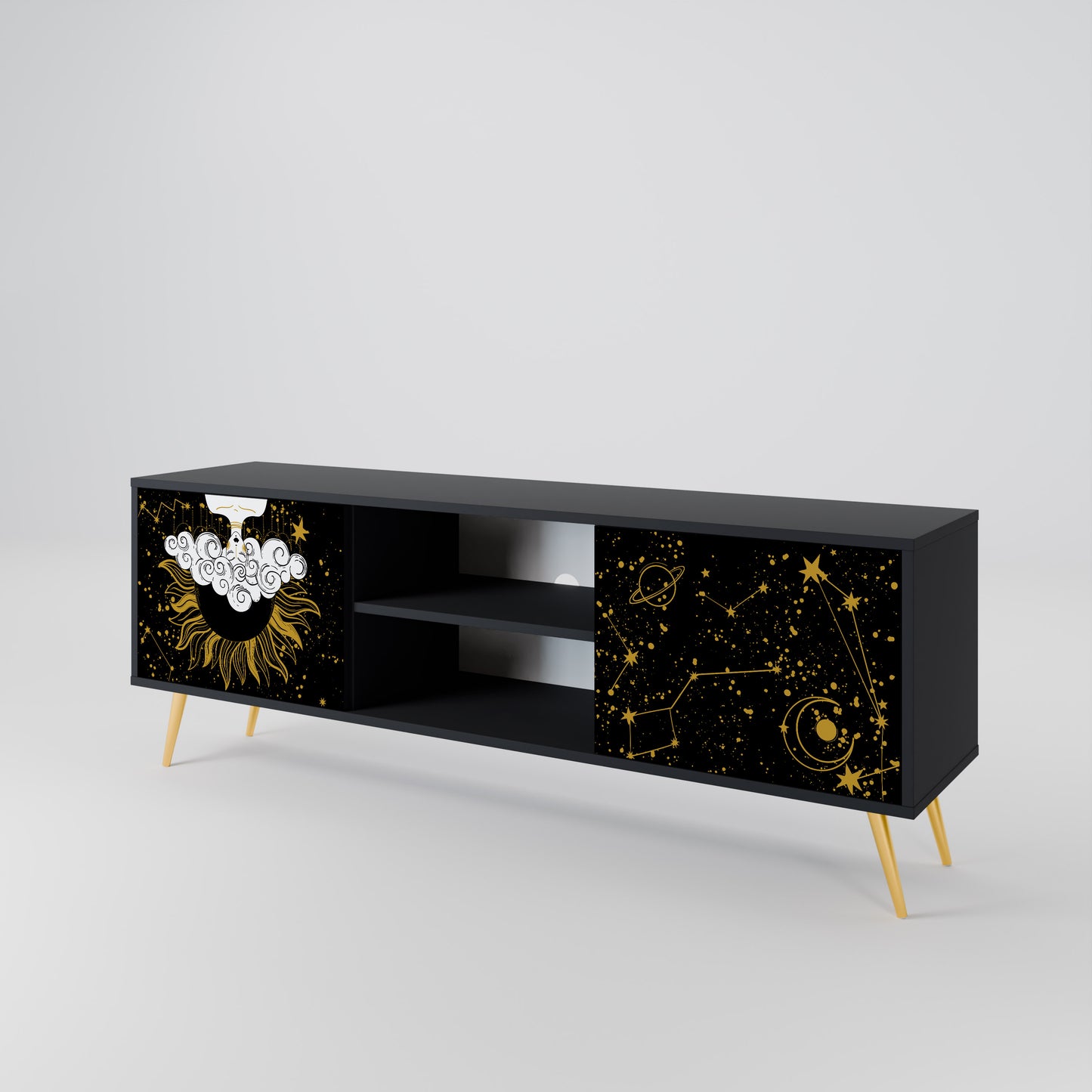 STELLAR CONSTELLATIONS Dvoudveřový TV stolek