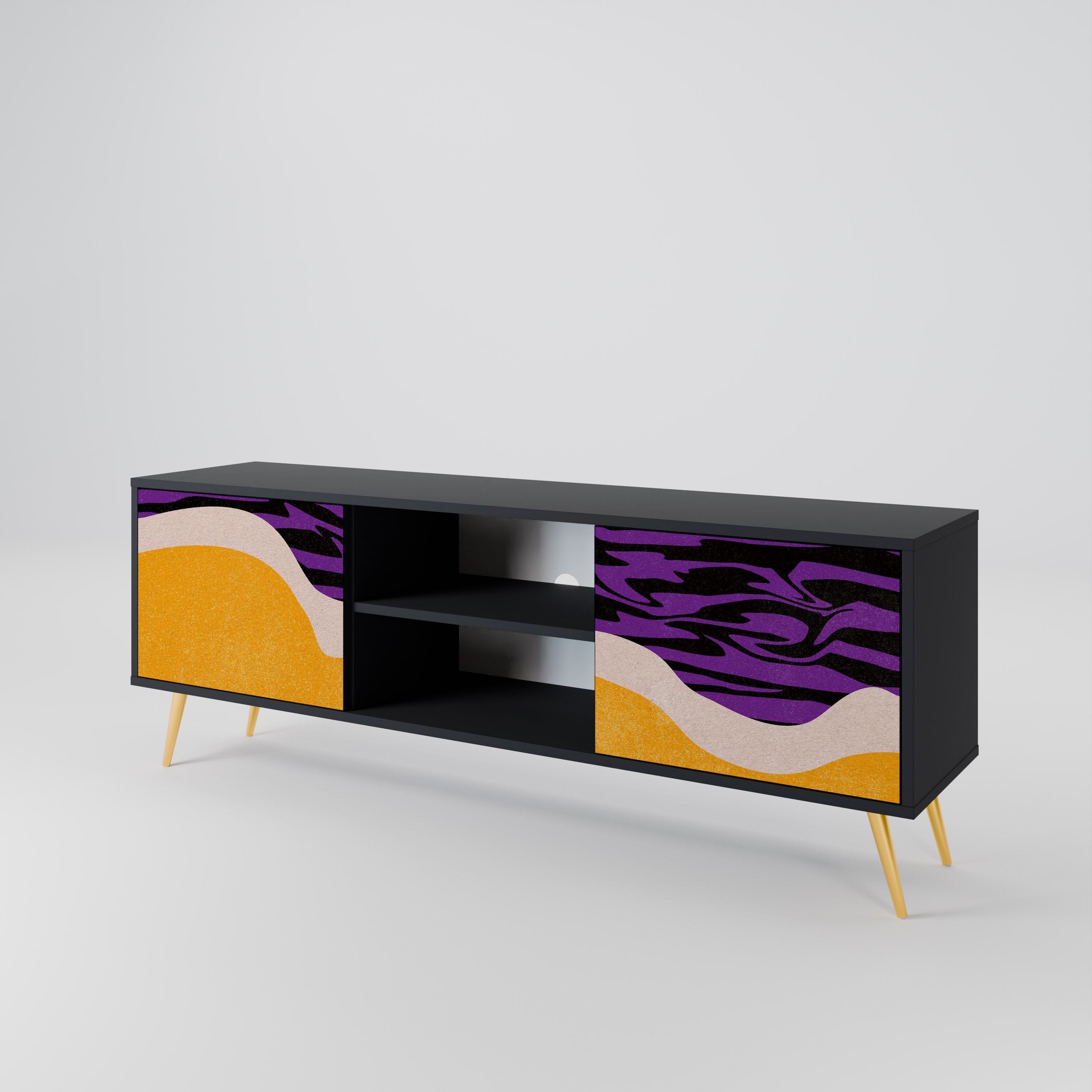 INDEPENDENT BORDER 2-Door TV Cabinet