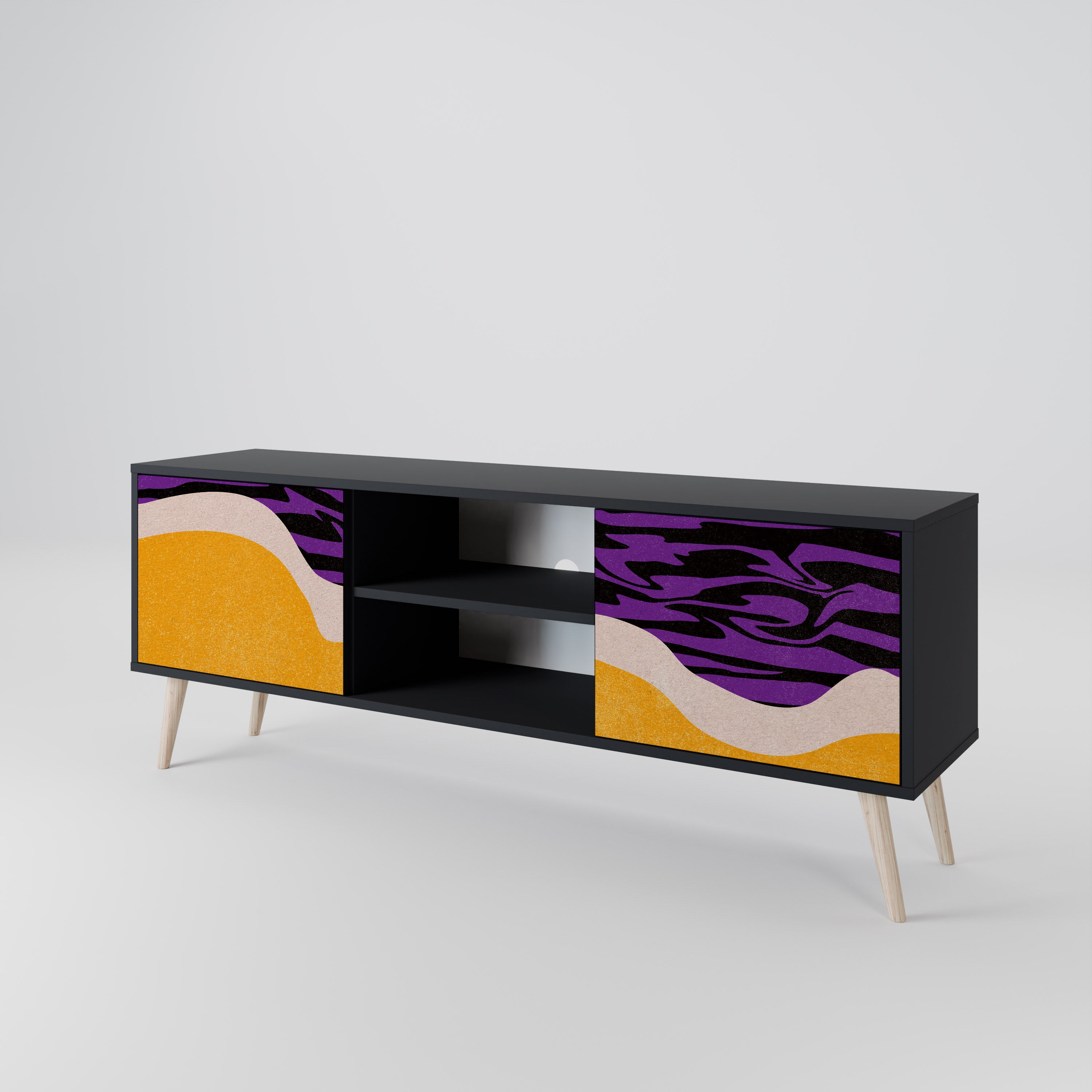 INDEPENDENT BORDER 2-Door TV Cabinet