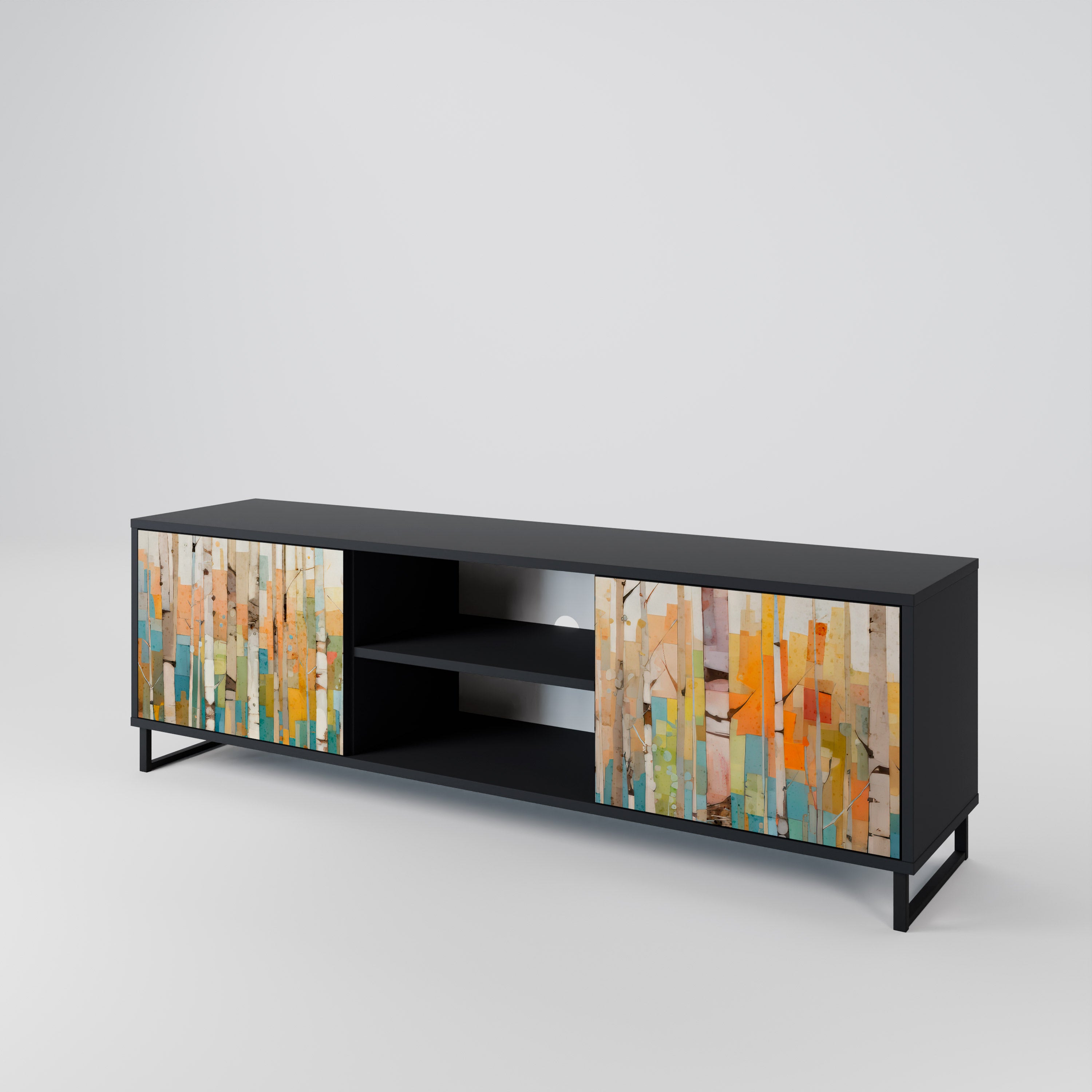 BIRCH KALEIDOSCOPE 2-Door TV Cabinet