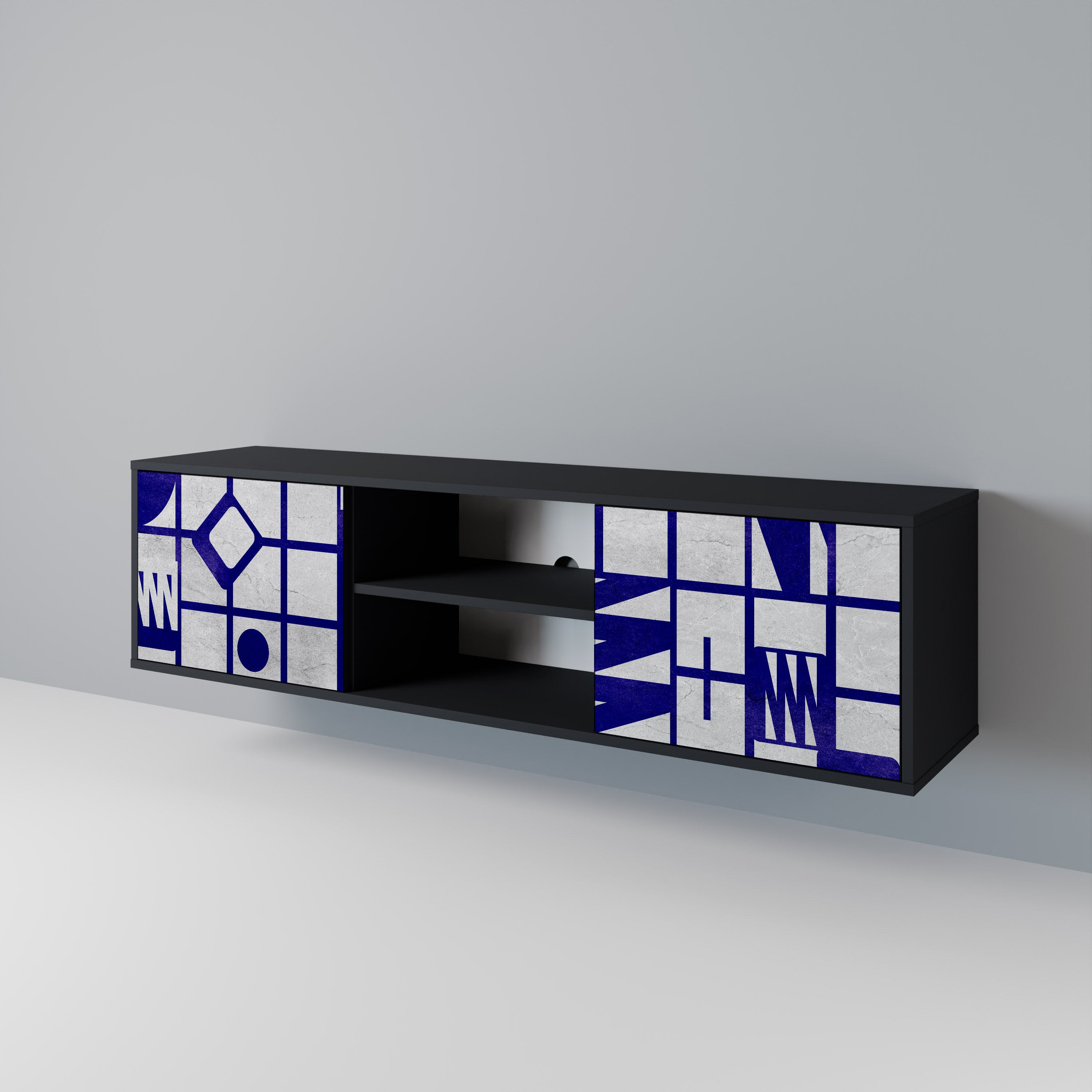 THE RIGHT PLACES 2-Door TV Cabinet