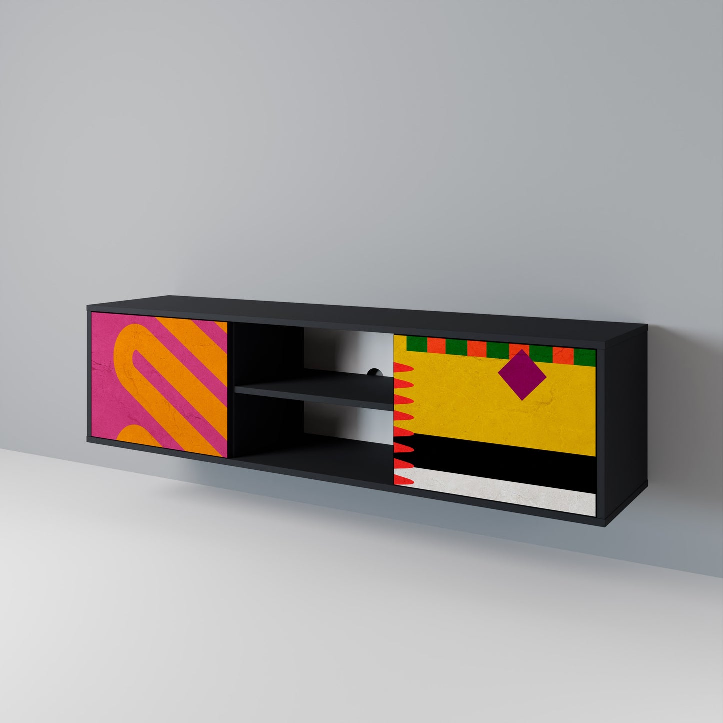 VIVID ART Dvoudveřový TV stolek
