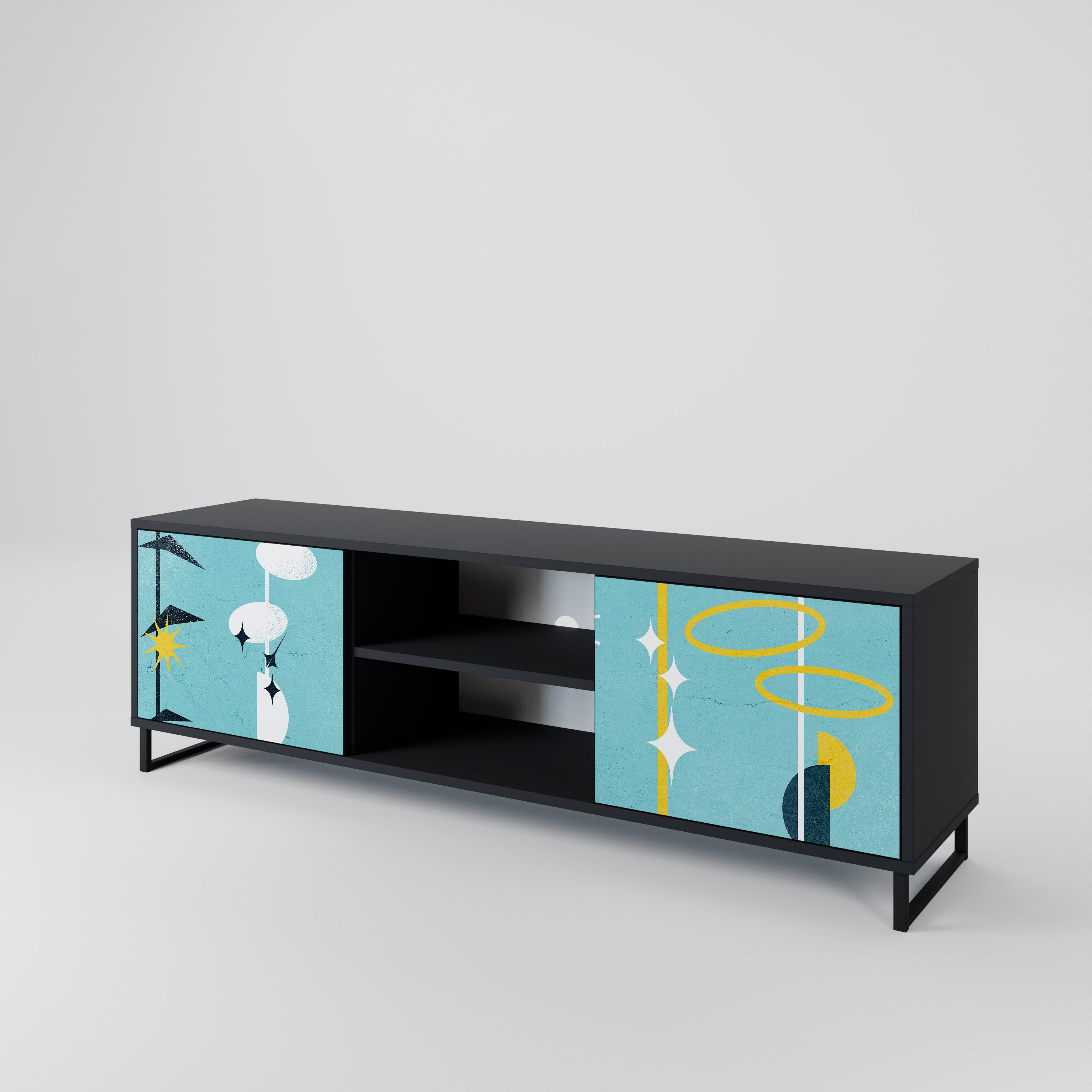 PATHS TO HAPPINESS 2-Door TV Cabinet