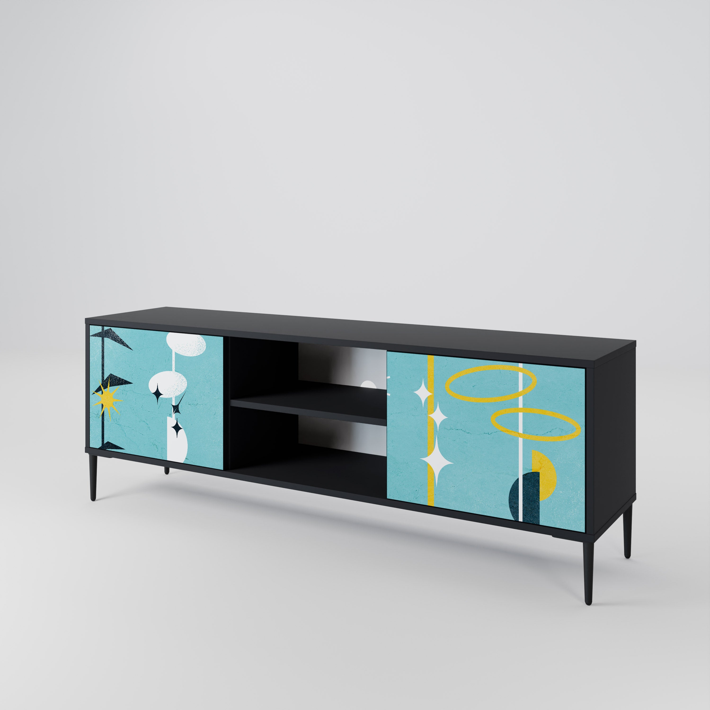 PATHS TO HAPPINESS 2-Door TV Cabinet