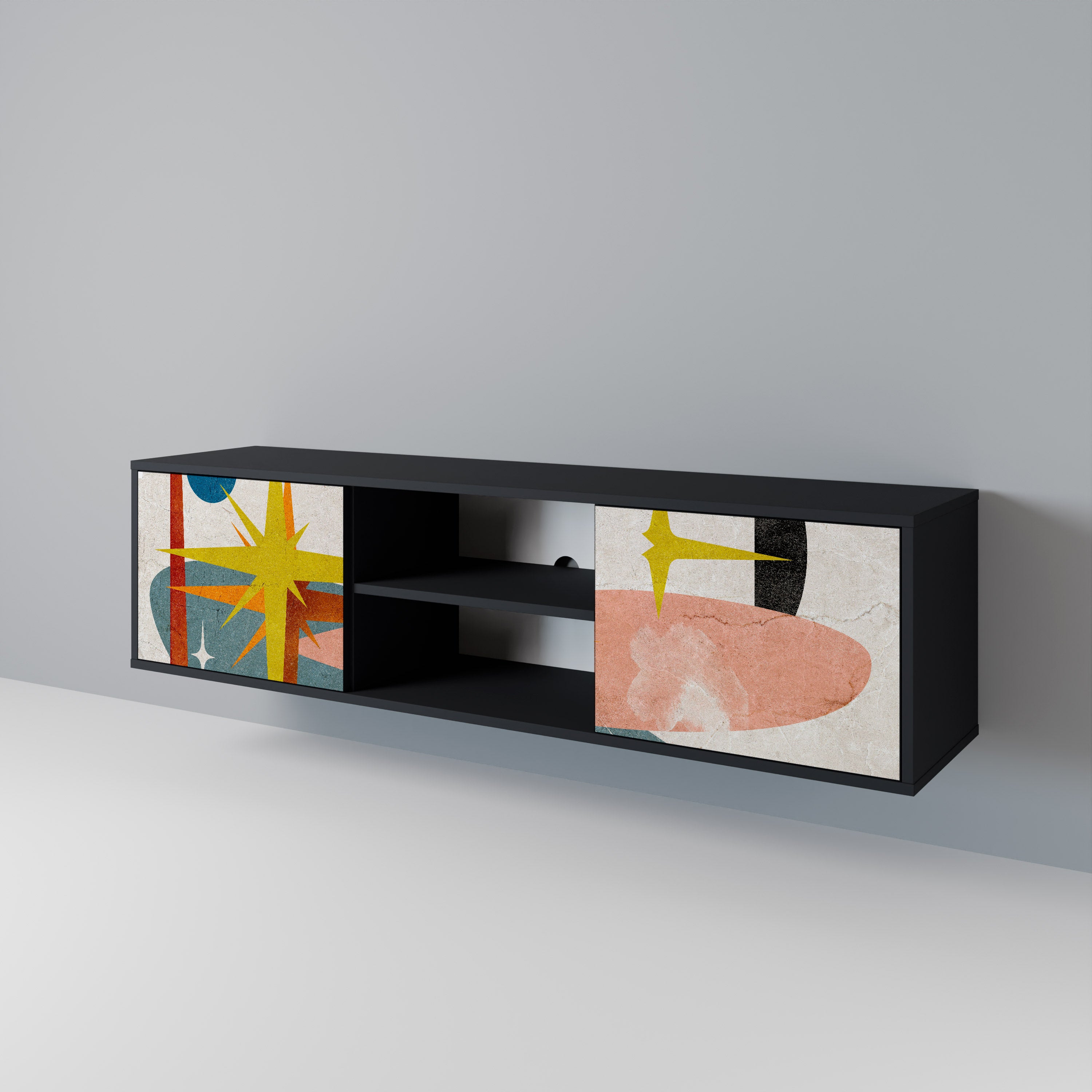 INTERSTELLAR VIBES 2-Door TV Cabinet