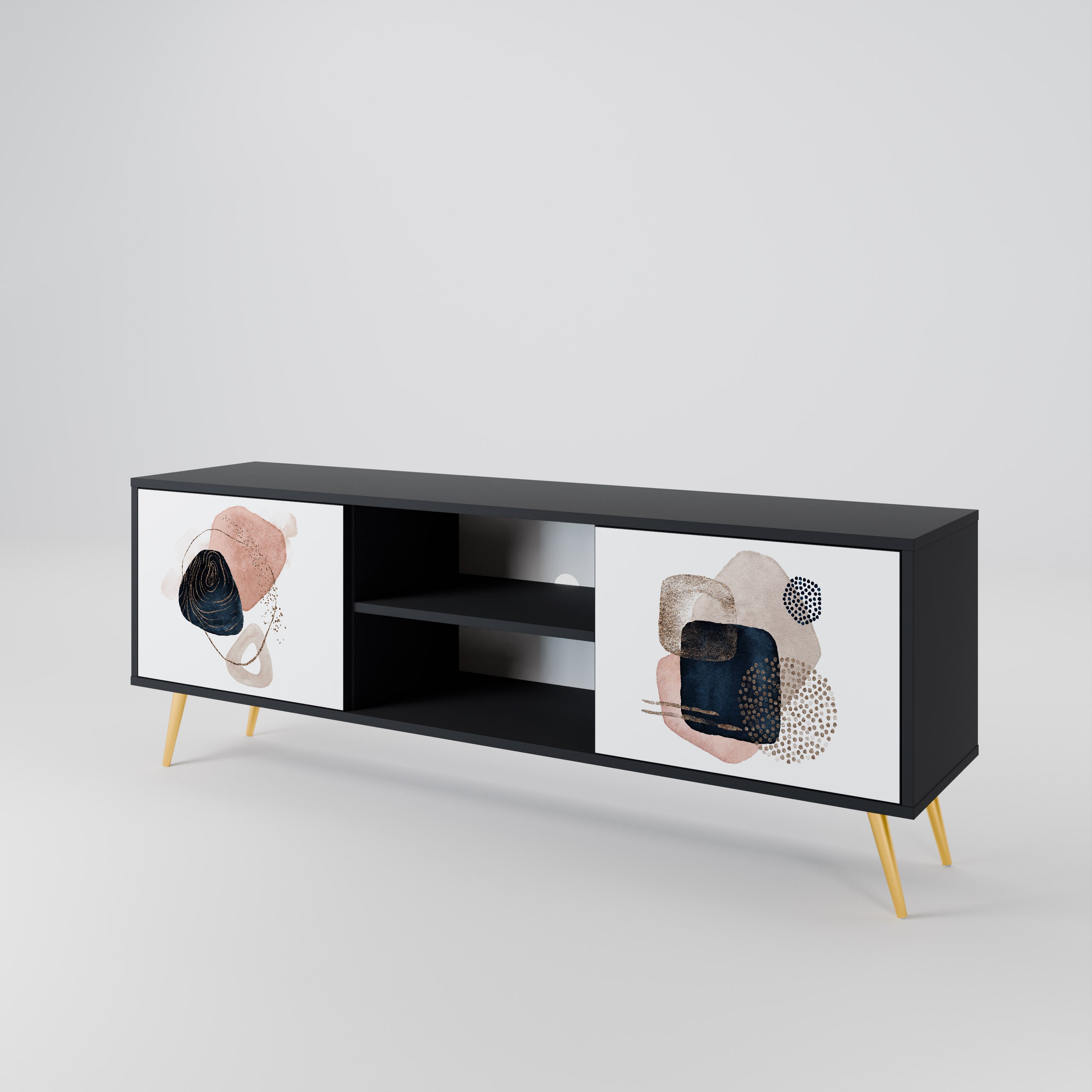 COLORFUL SHAPES 2-Door TV Cabinet