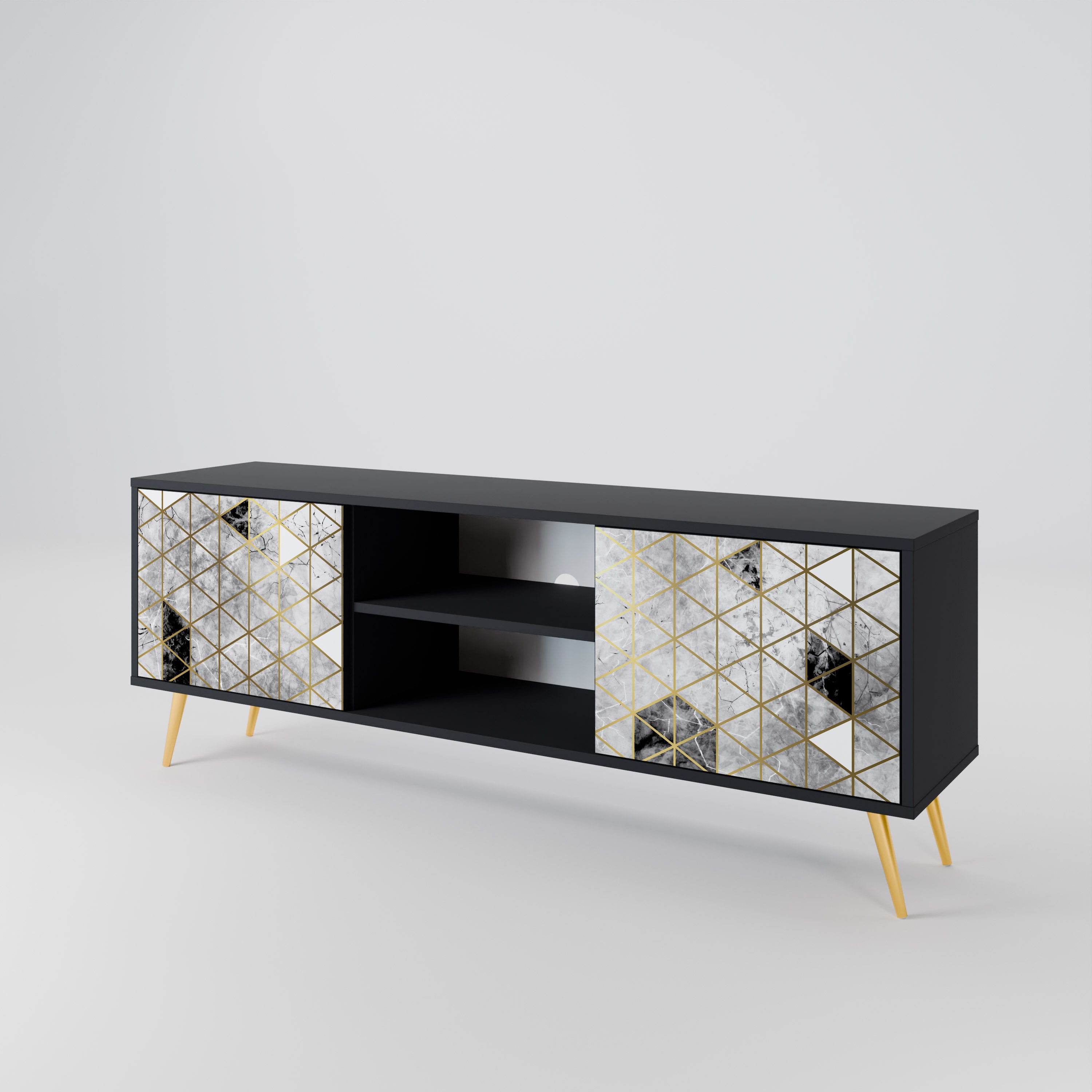 ASHEN ARIA 2-Door TV Cabinet