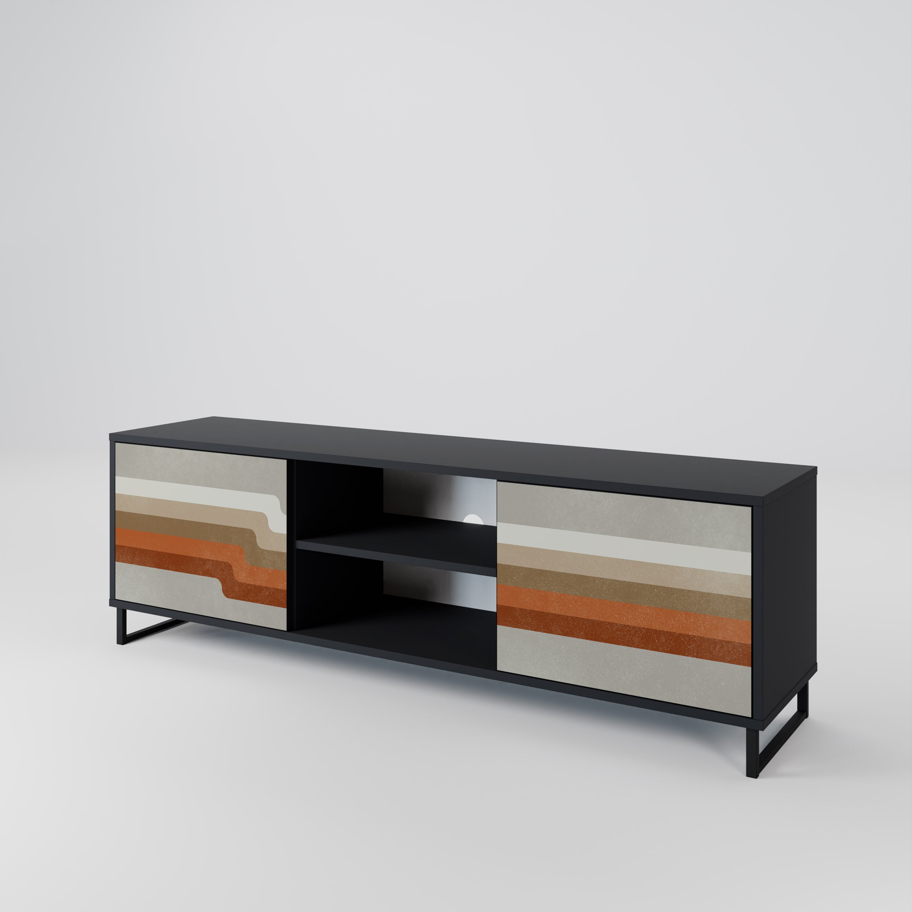 PECULIAR TRAIL 2-Door TV Cabinet