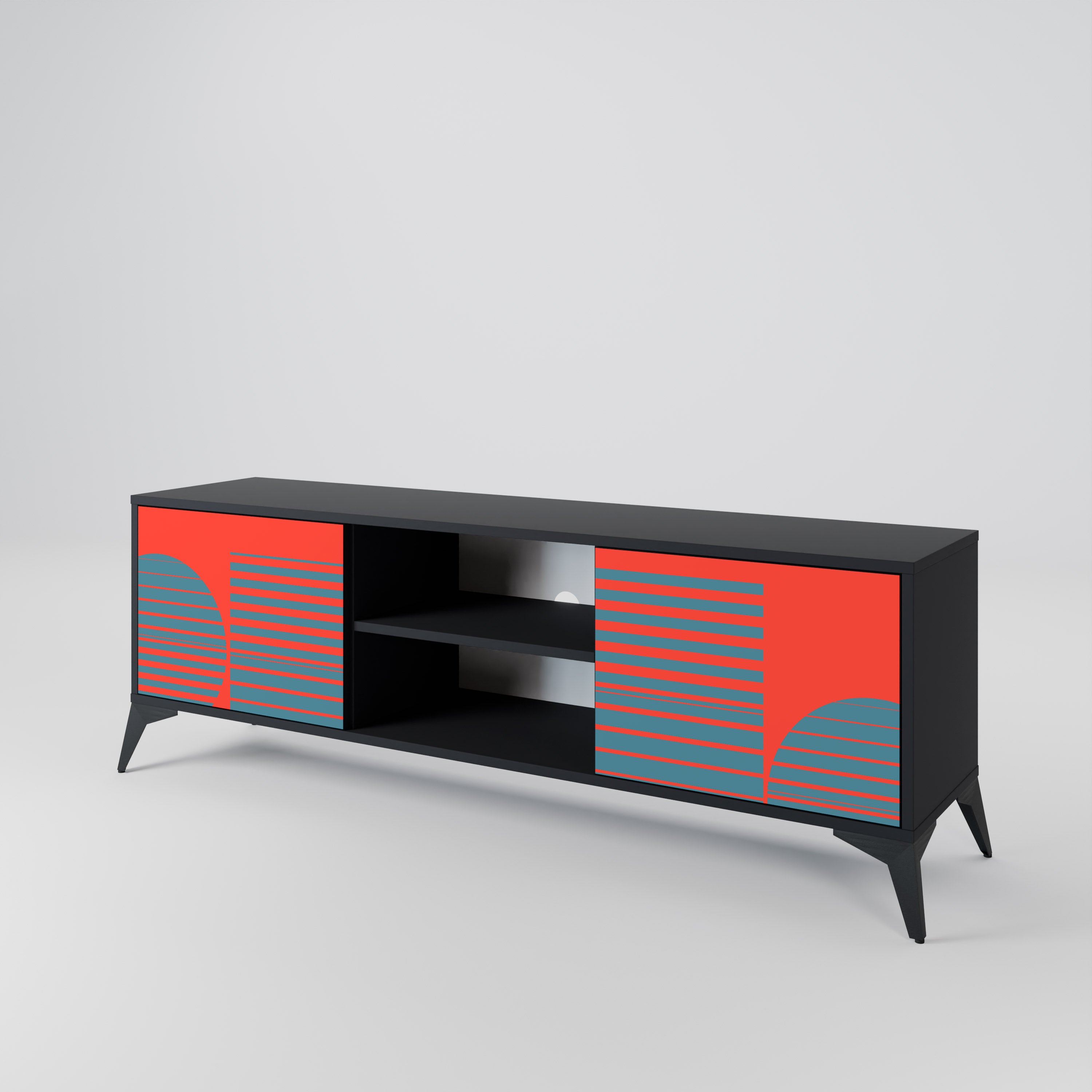RISING GEOMETRY STARS 2-Door TV Cabinet