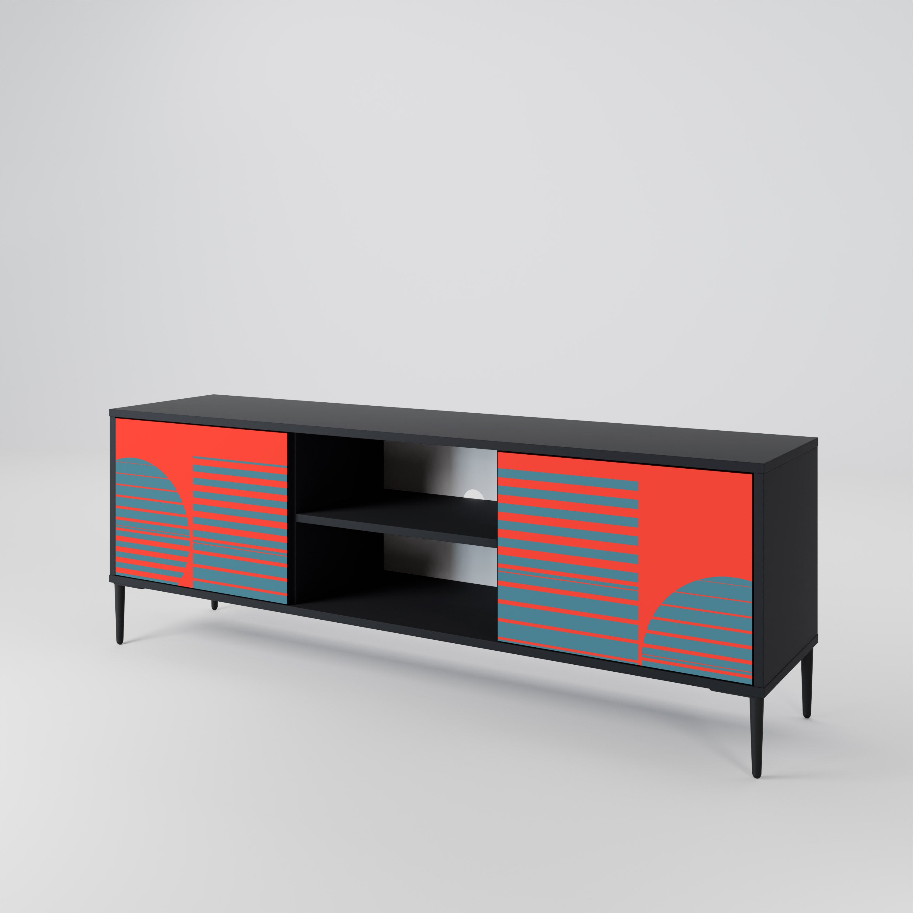 RISING GEOMETRY STARS 2-Door TV Cabinet