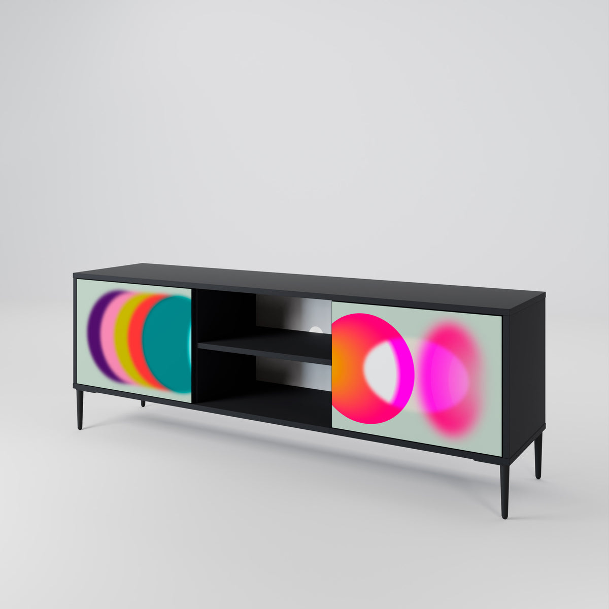 SYMPHONY OF COLORS Dvoudveřový TV stolek