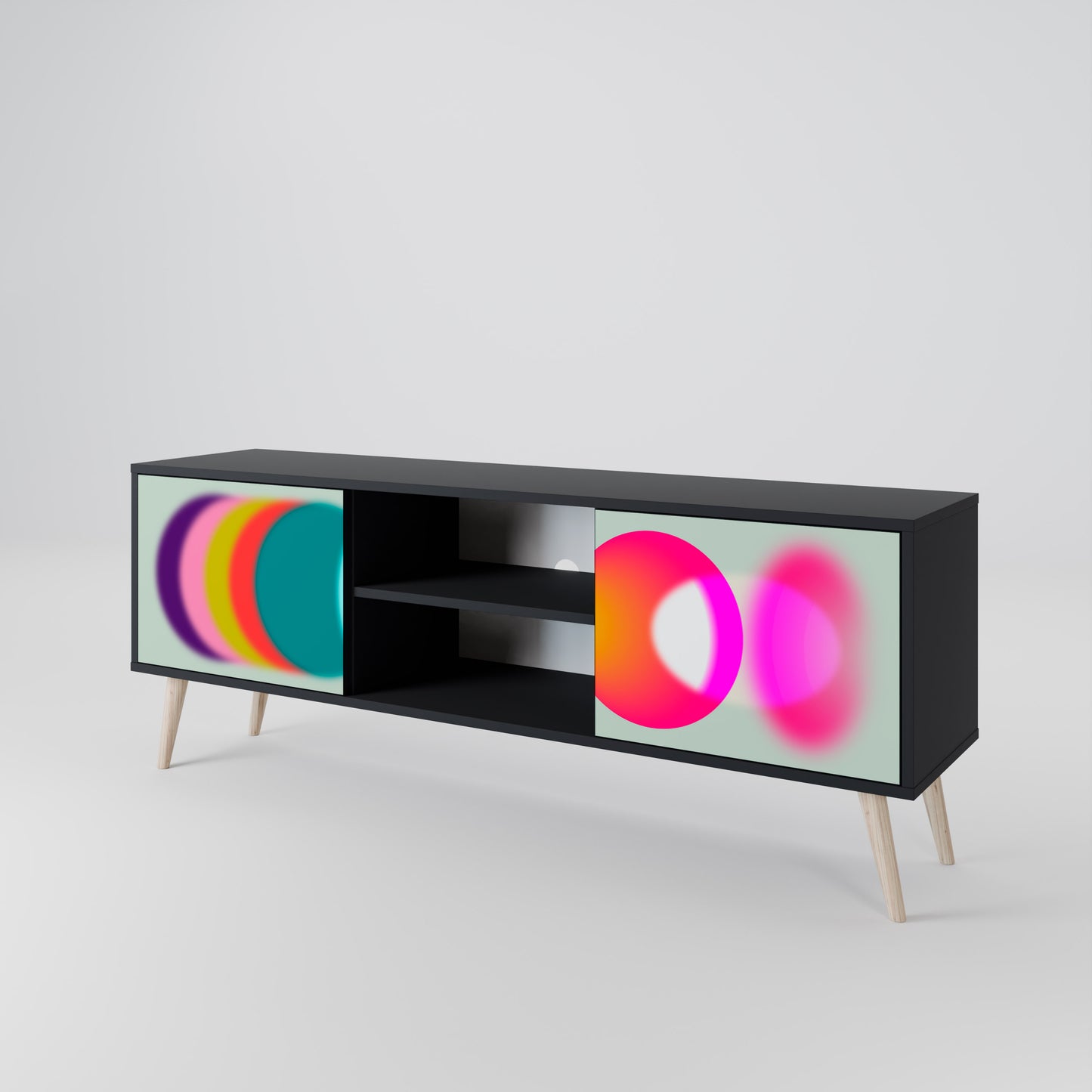 SYMPHONY OF COLORS Dvoudveřový TV stolek