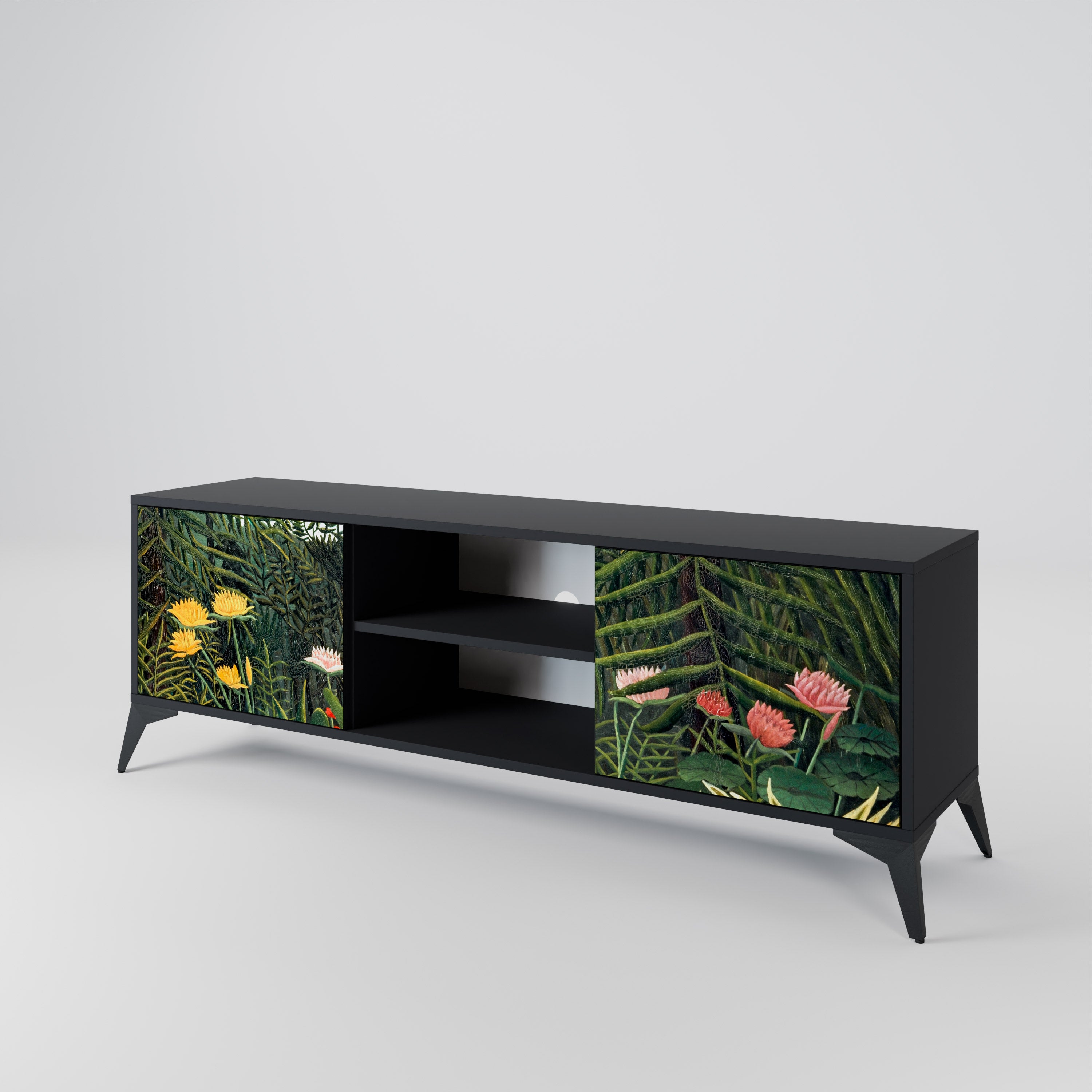 VIRGIN FOREST WITH SUNSET 2-Door TV Cabinet