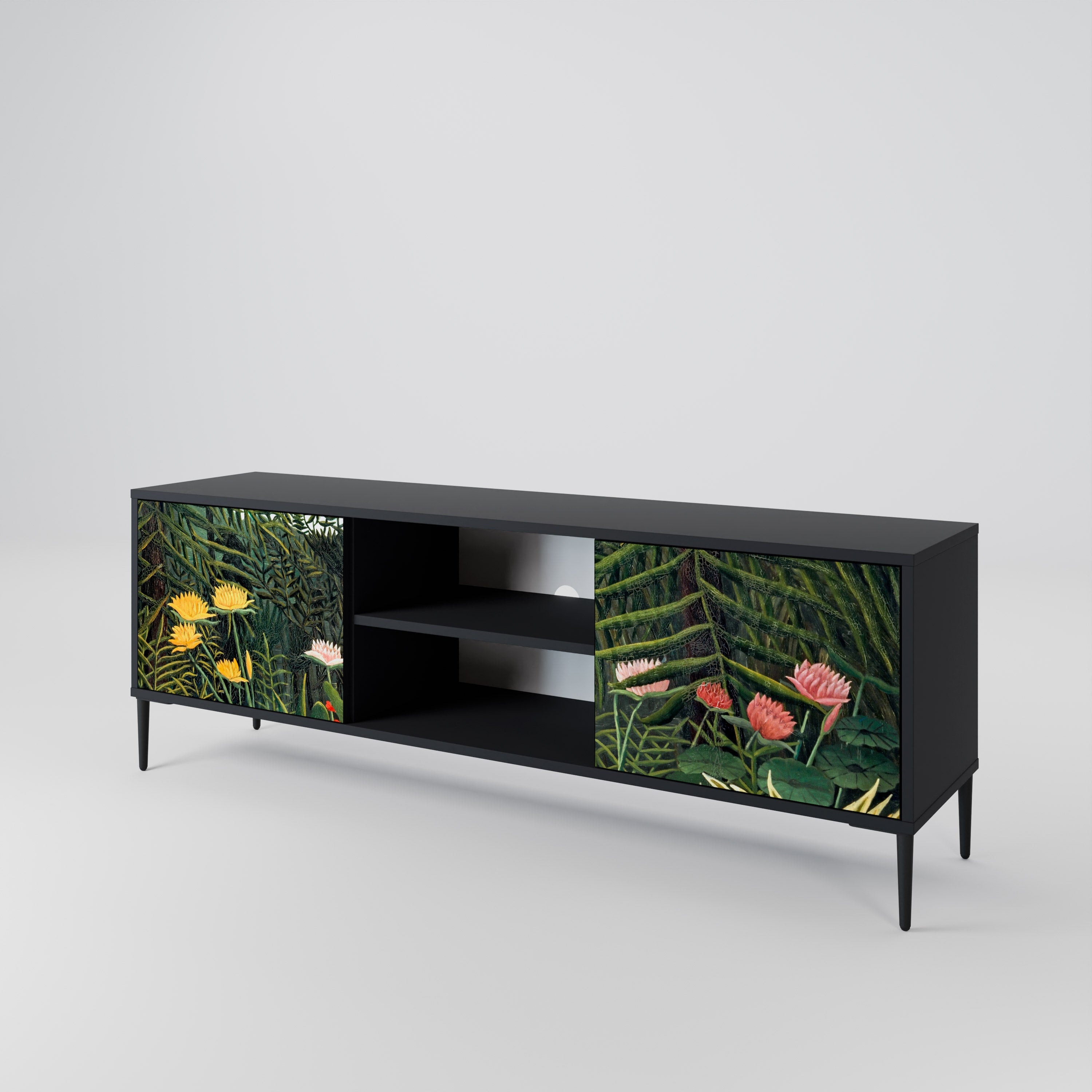 VIRGIN FOREST WITH SUNSET 2-Door TV Cabinet