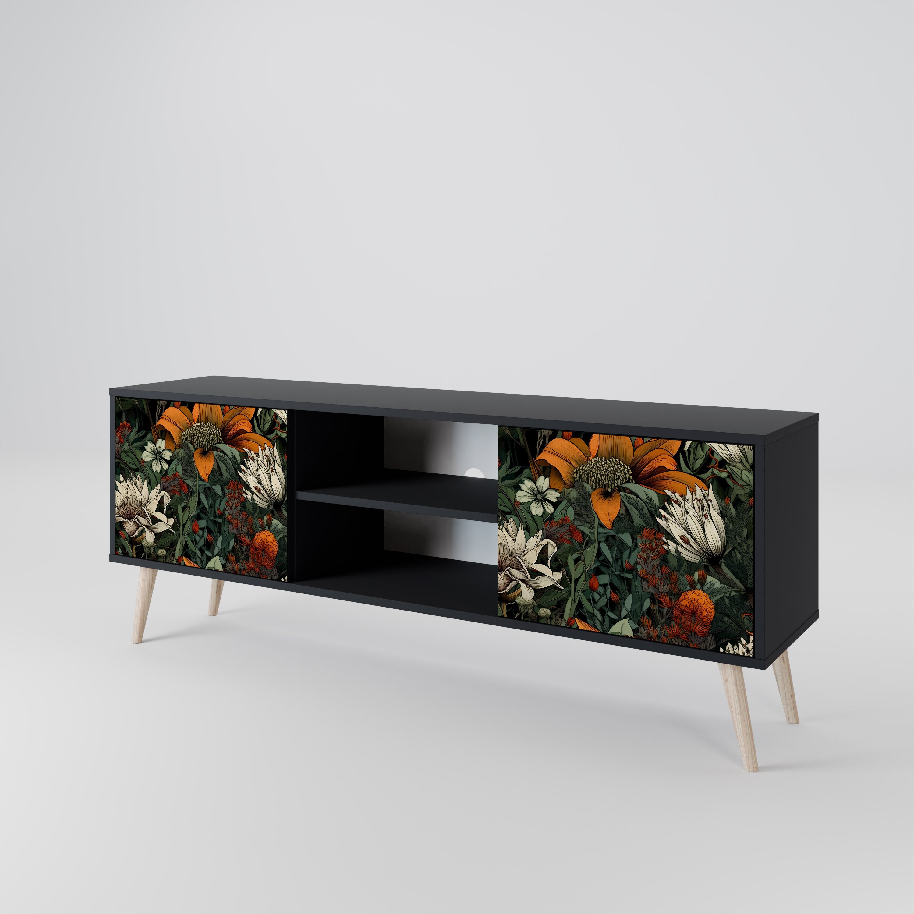 MIDNIGHT SPROUT 2-Door TV Cabinet