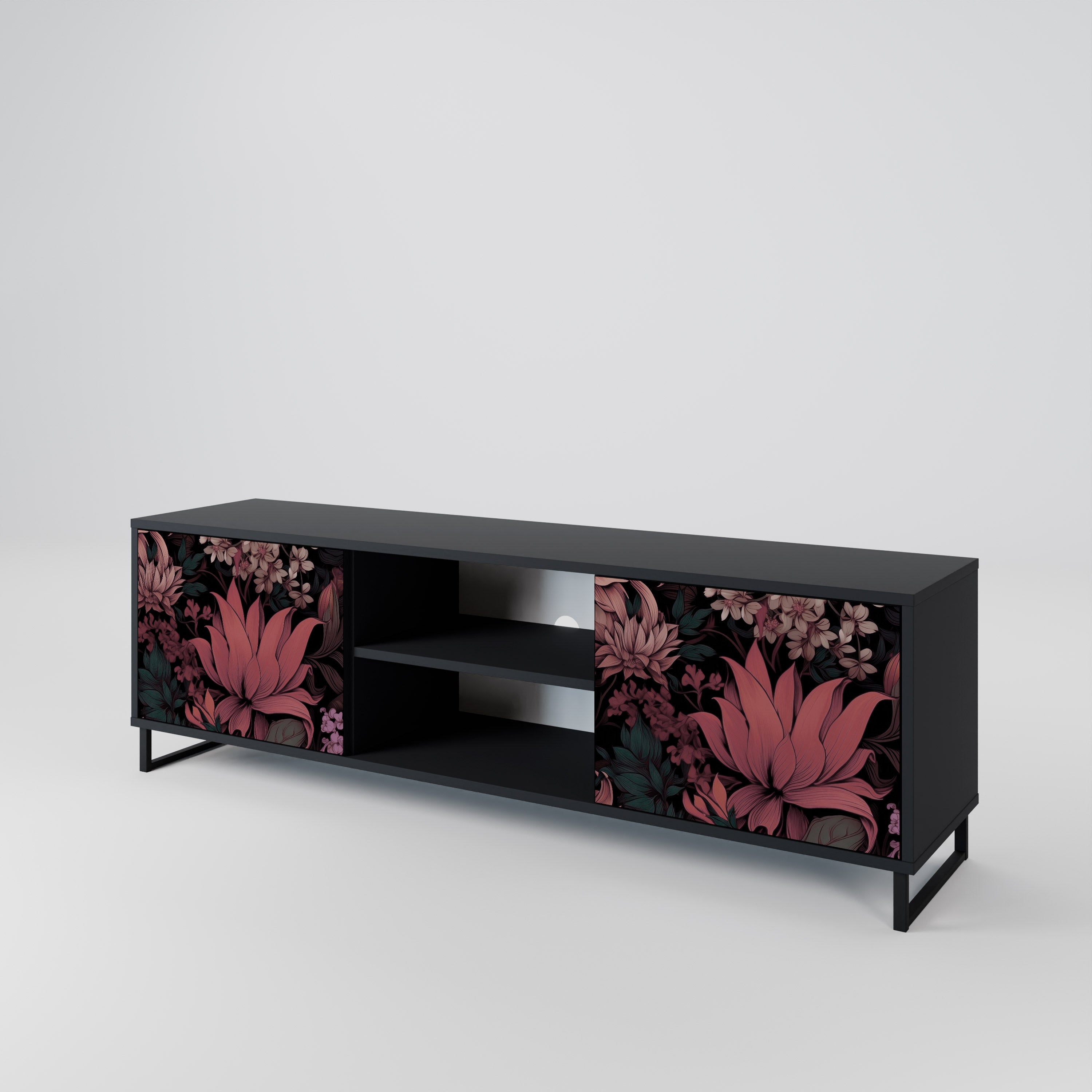 FLORAL WHISPER 2-Door TV Cabinet