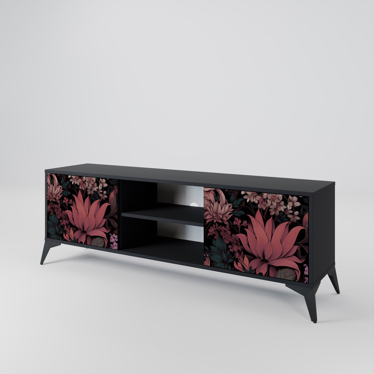 FLORAL WHISPER Dvoudveřový TV stolek