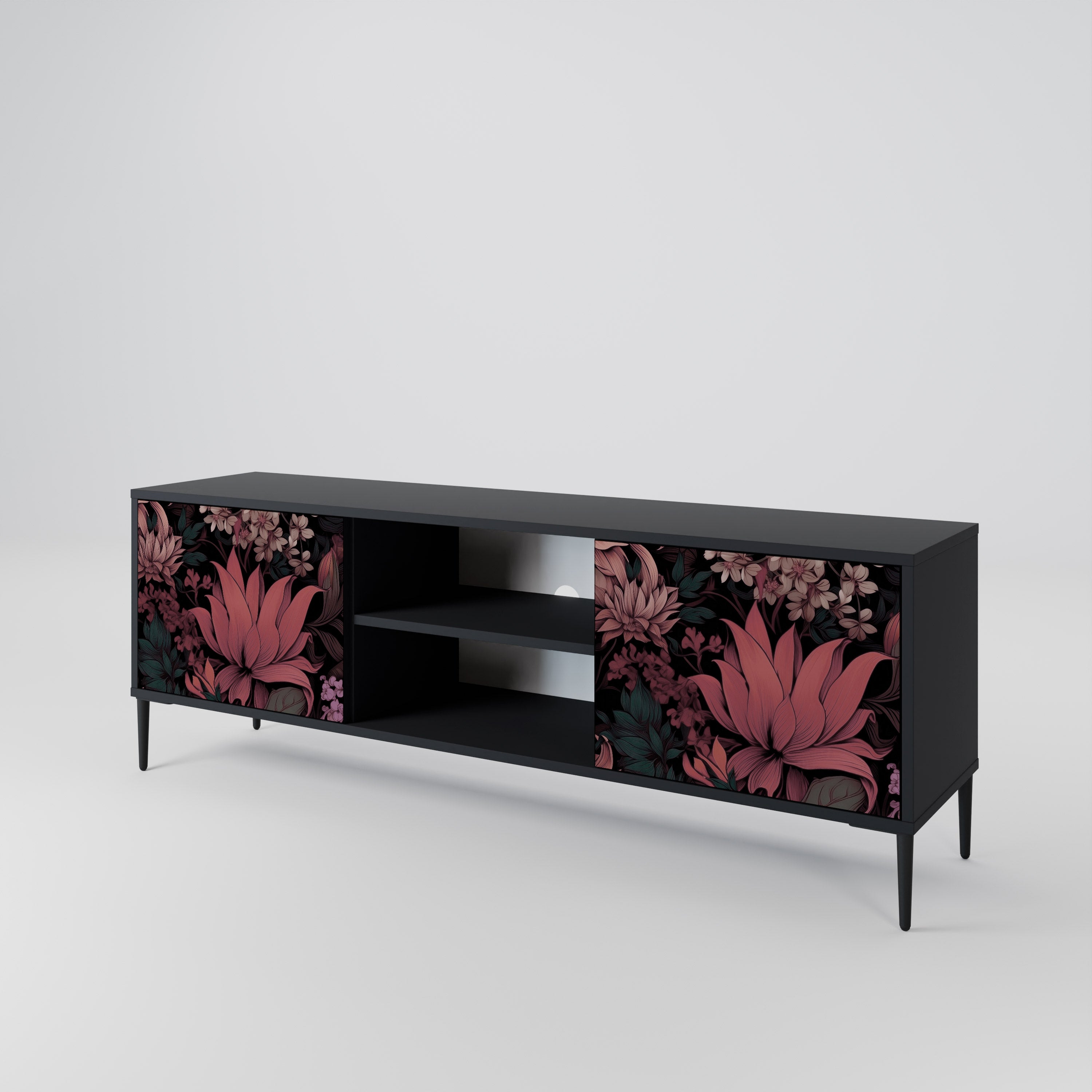 FLORAL WHISPER 2-Door TV Cabinet