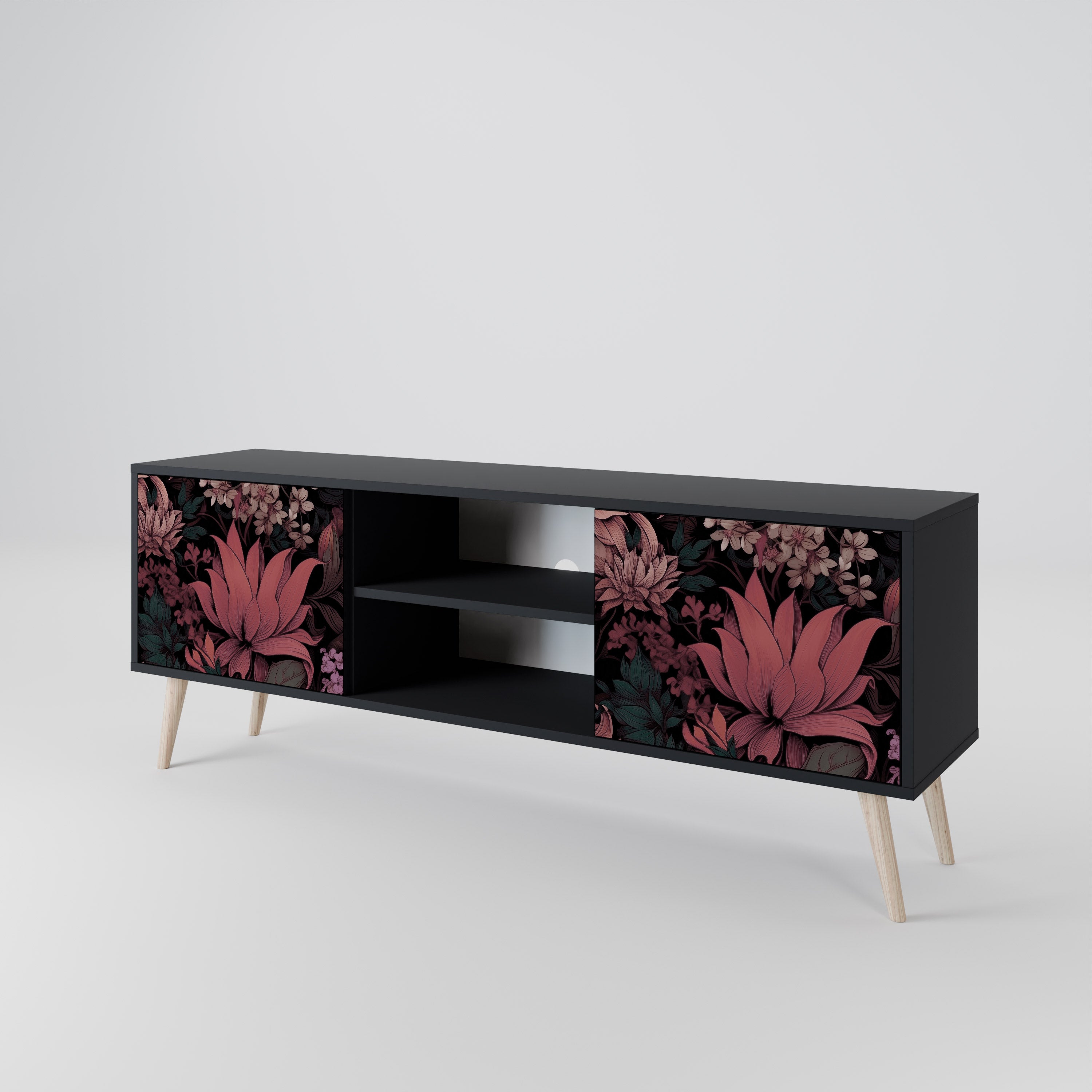 FLORAL WHISPER 2-Door TV Cabinet