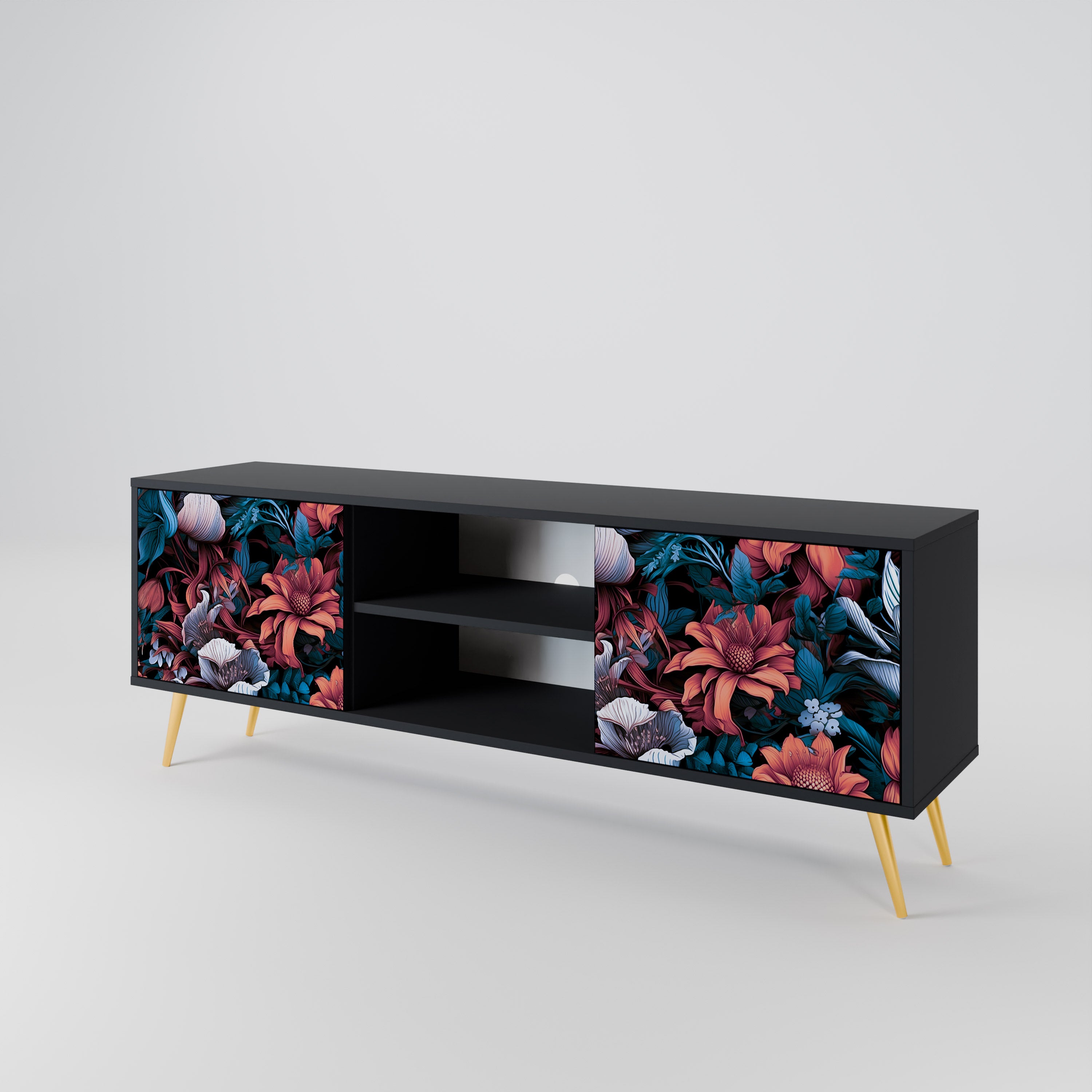 ETHEREAL BLOSSOMS 2-Door TV Cabinet