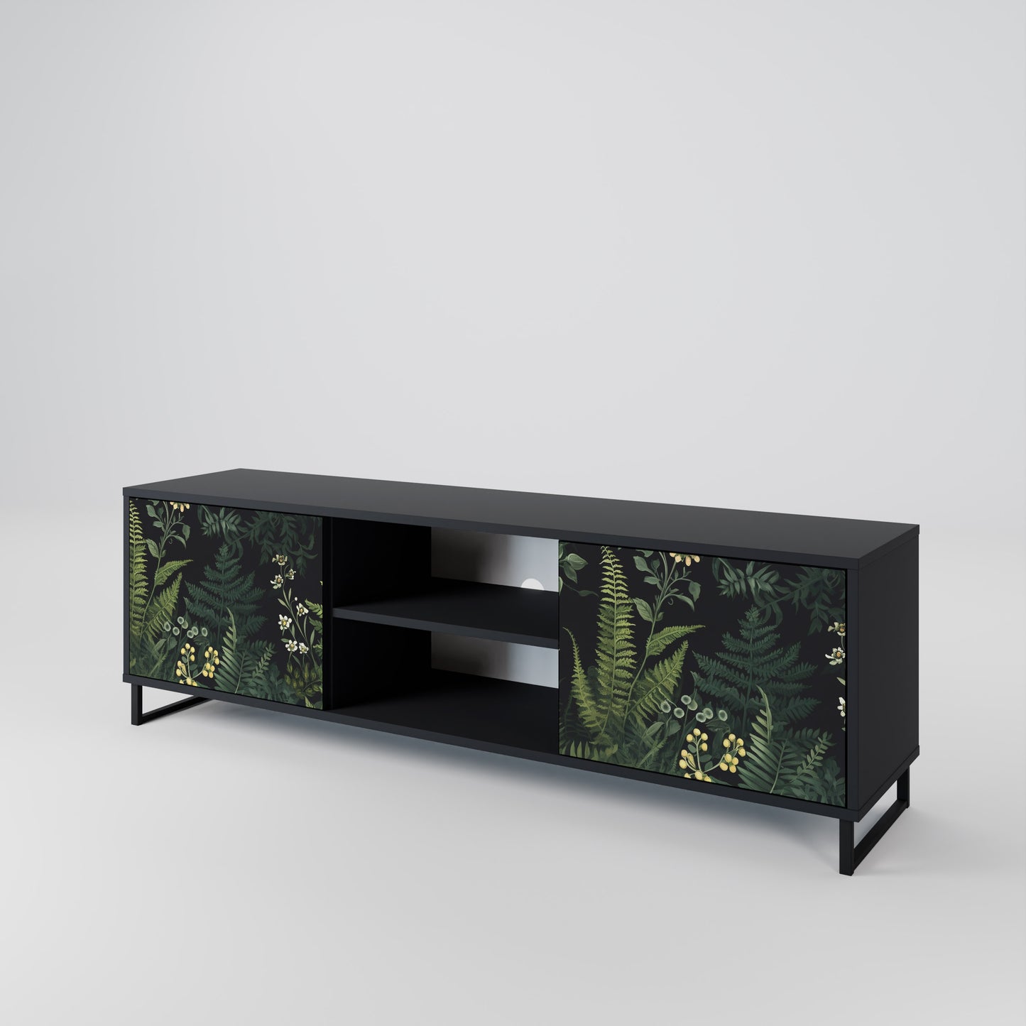 FERN FLOWERS Dvoudveřový TV stolek
