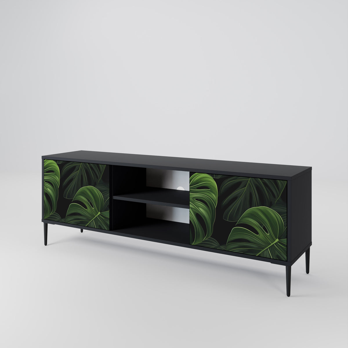 INFINITE MONSTERA Dvoudveřový TV stolek