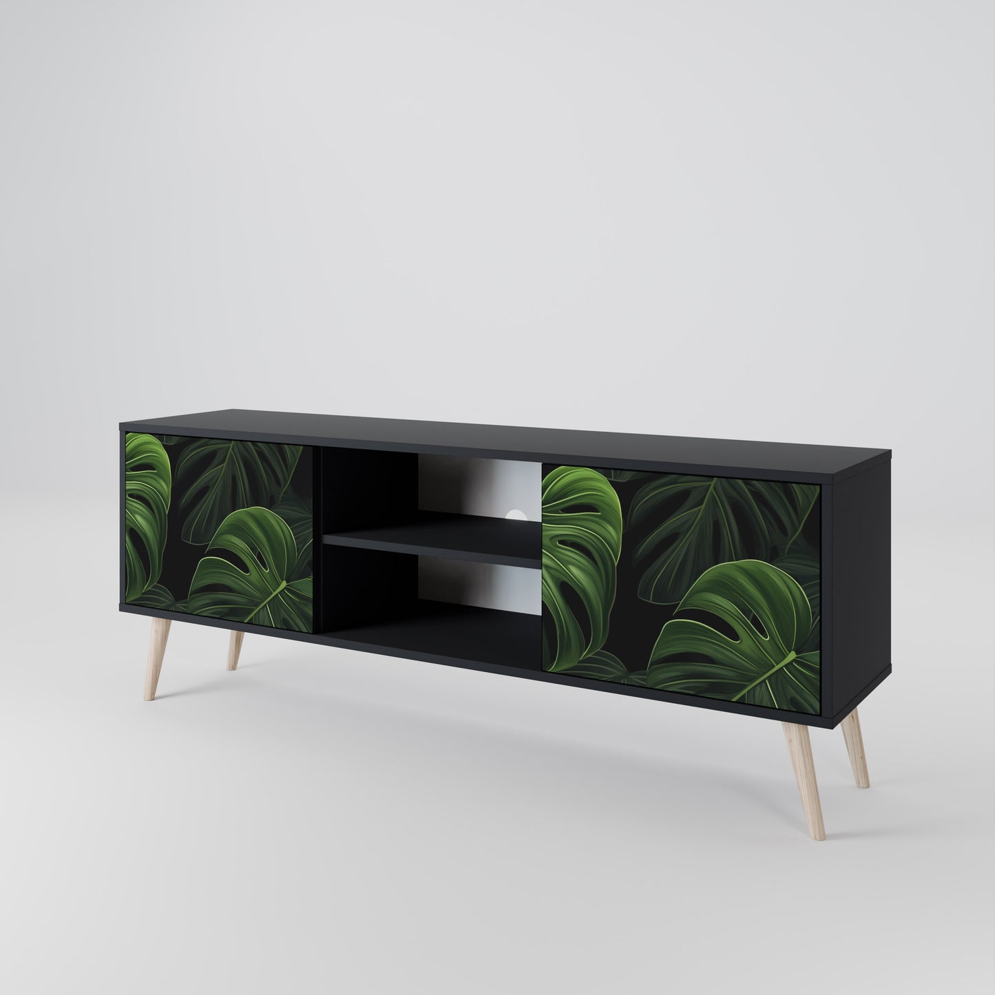 INFINITE MONSTERA Dvoudveřový TV stolek