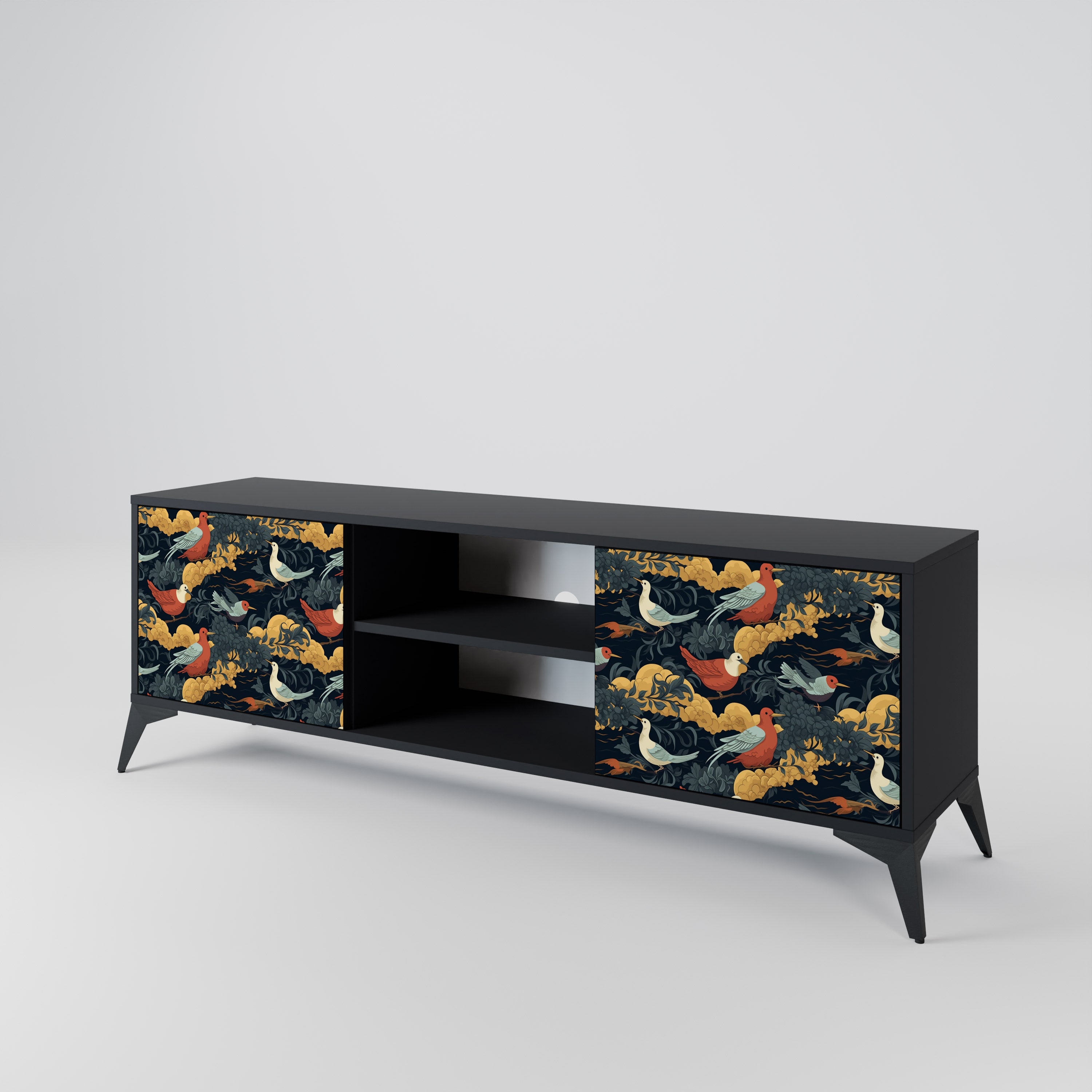 FOWLY DAZE 2-Door TV Cabinet