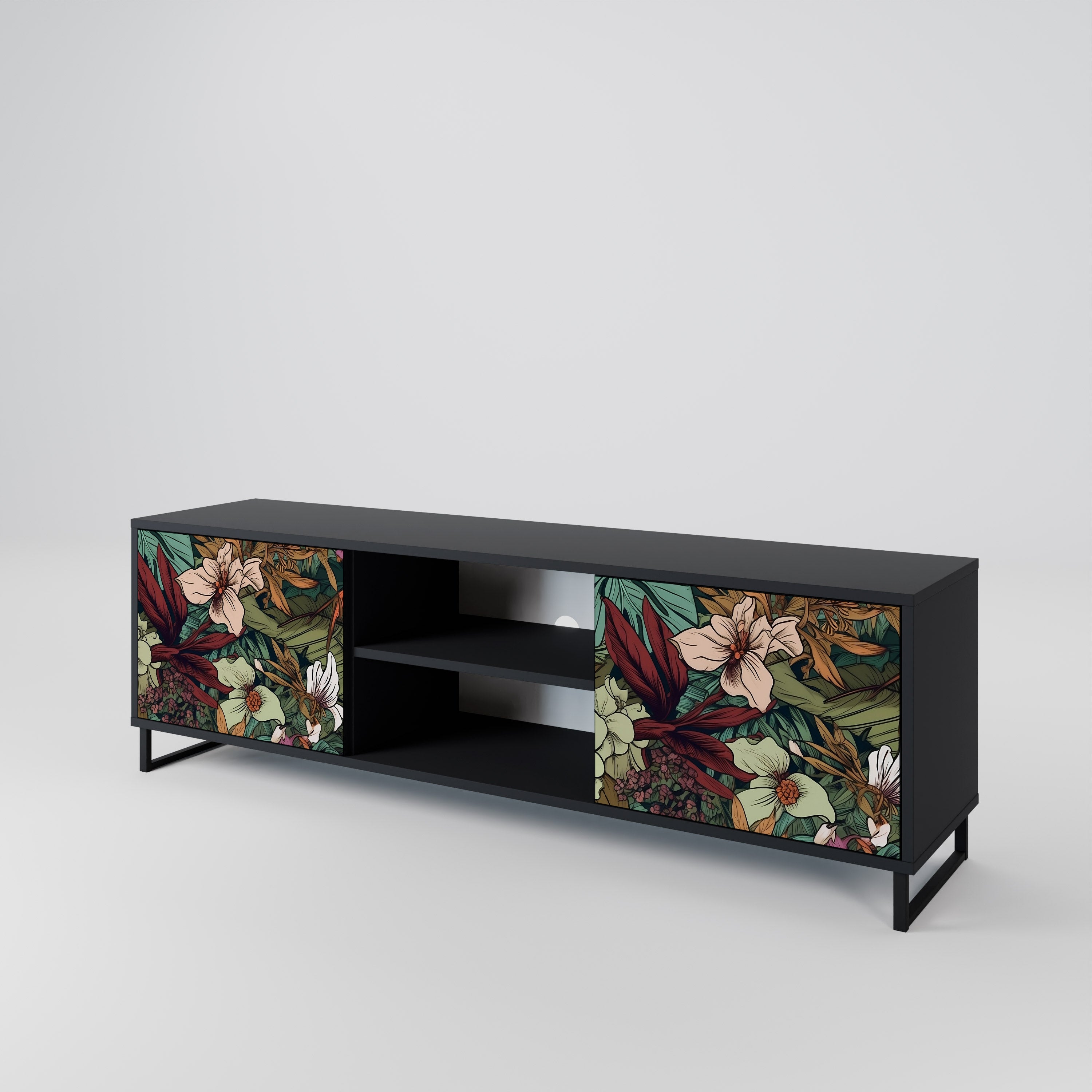 BOTANICAL EMERGENCE 2-Door TV Cabinet