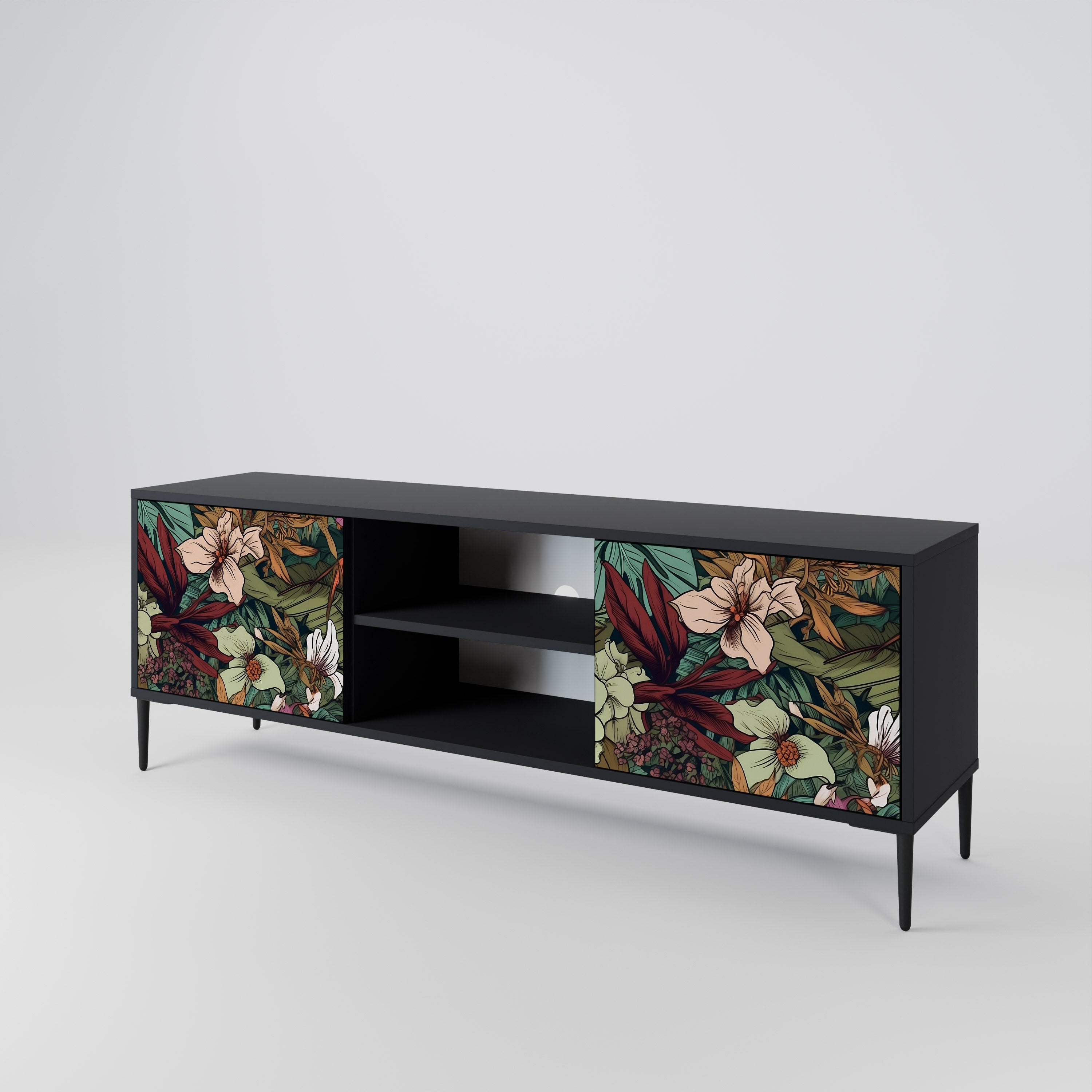 BOTANICAL EMERGENCE 2-Door TV Cabinet