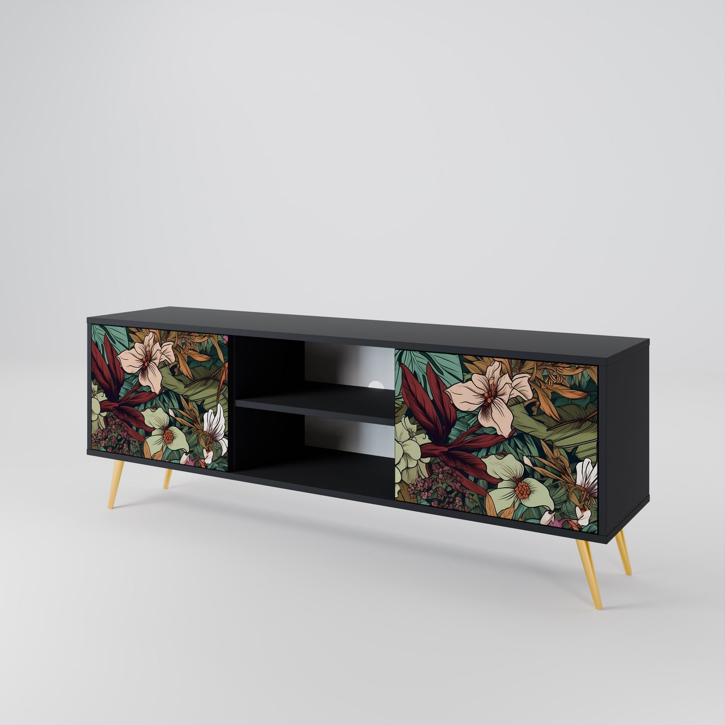 BOTANICAL EMERGENCE Dvoudveřový TV stolek