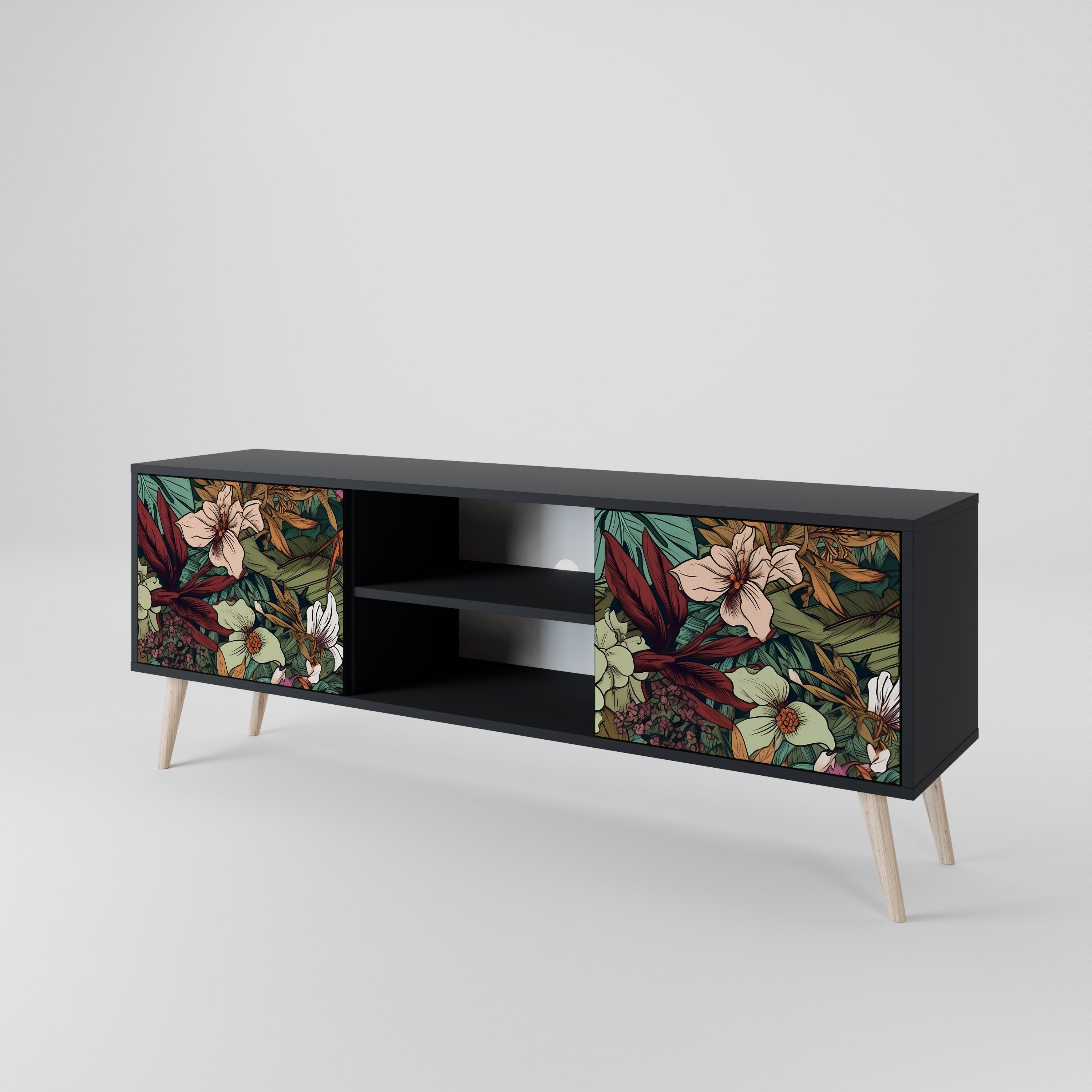 BOTANICAL EMERGENCE 2-Door TV Cabinet