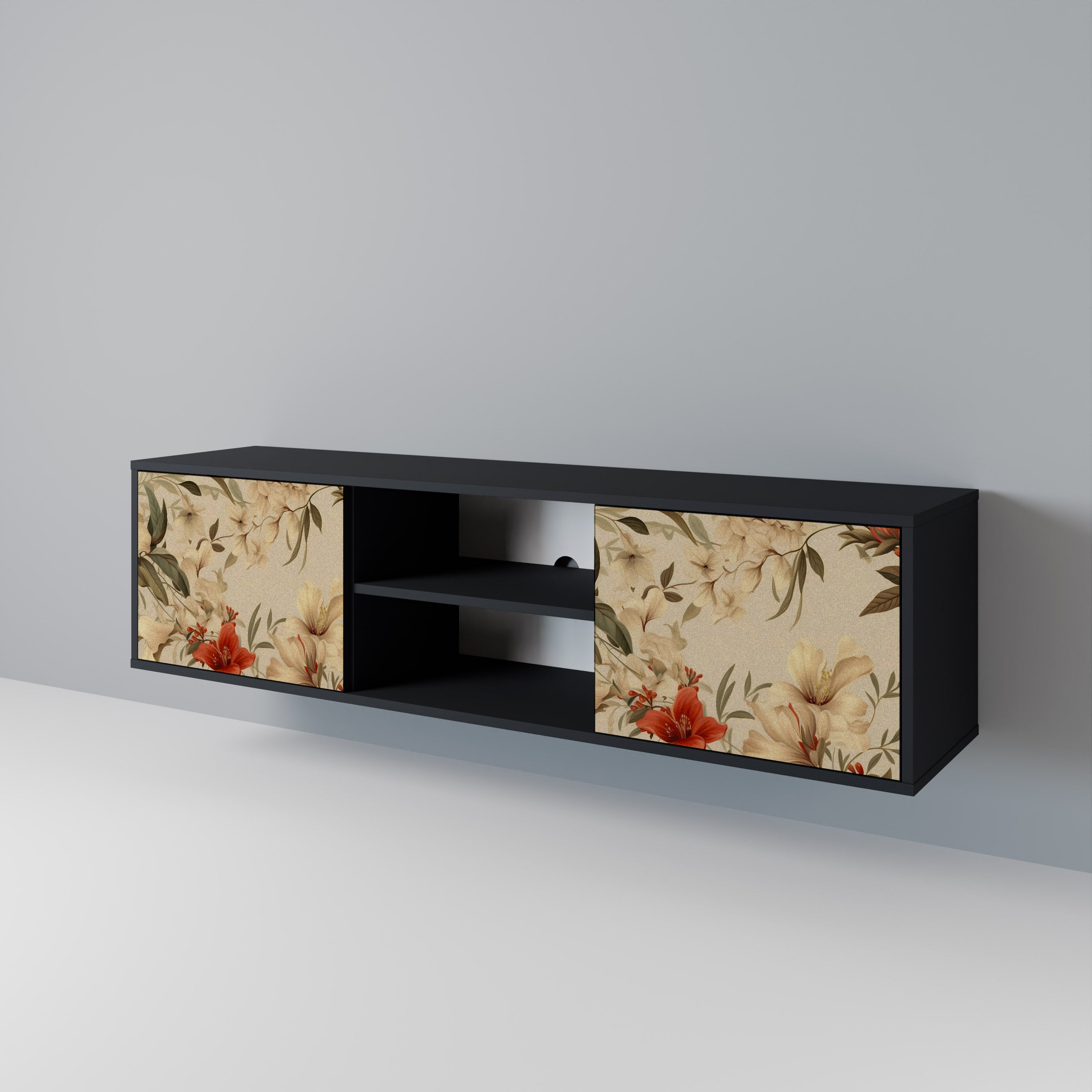 BLOOMING HARMONY 2-Door TV Cabinet