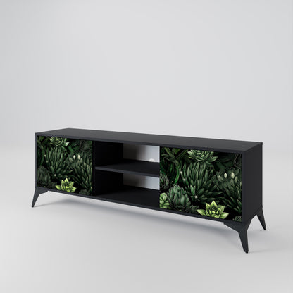 SUCCULENT JUNGLE Dvoudveřový TV stolek