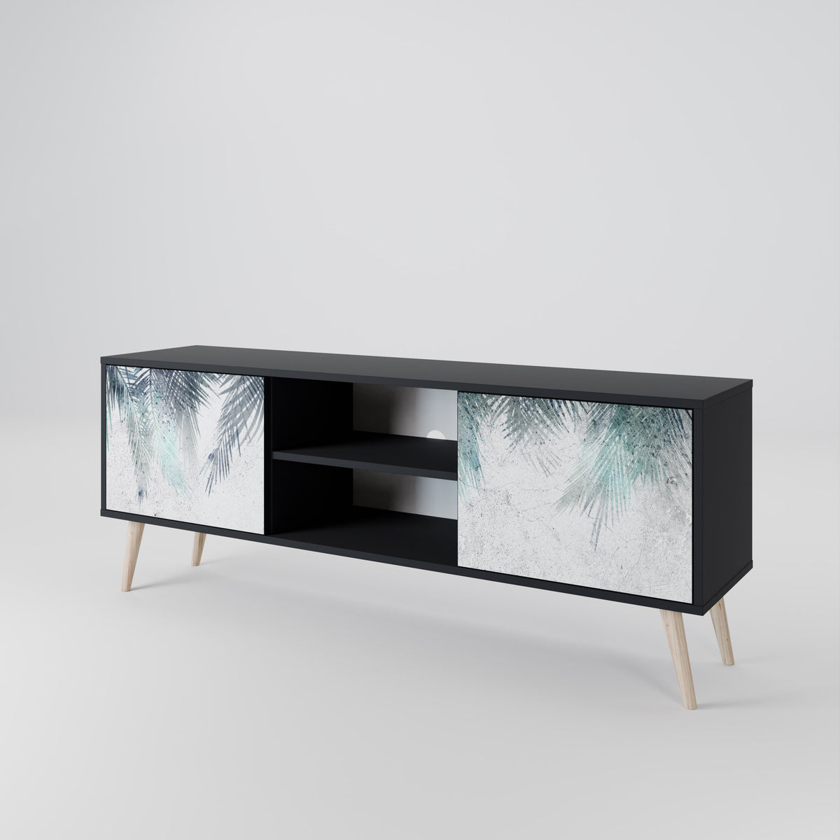 PALM VEIL Dvoudveřový TV stolek