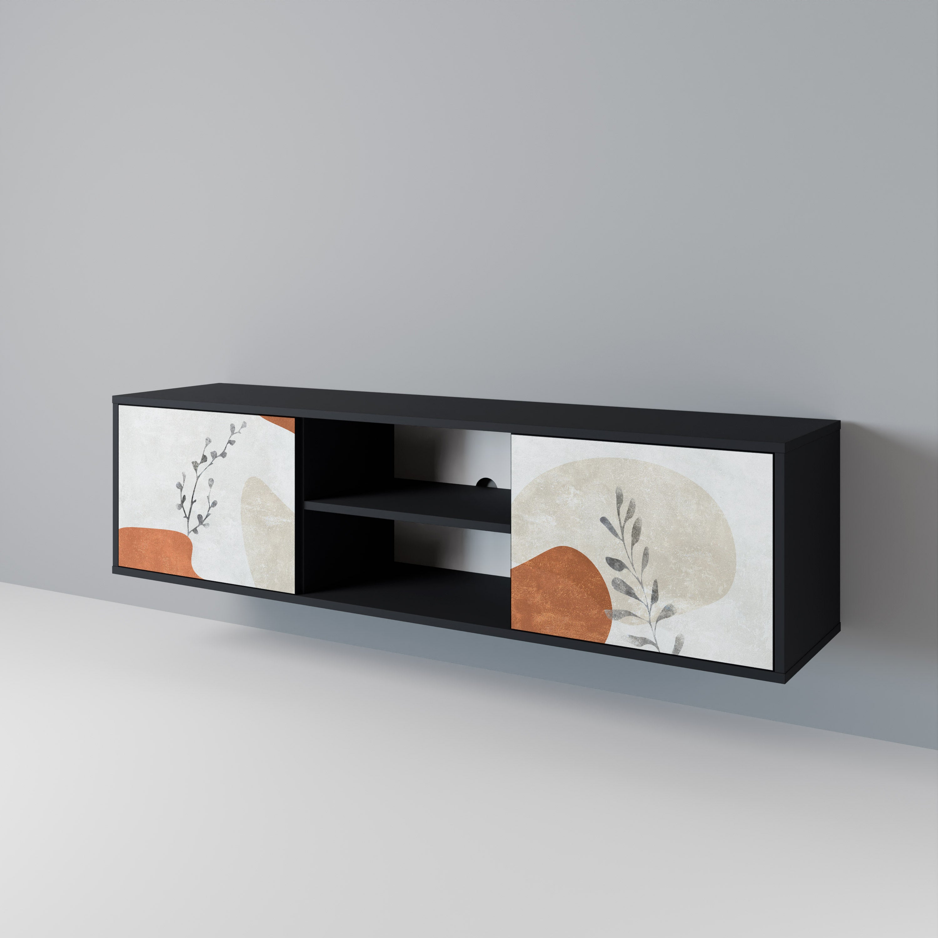TRANQUIL TWIG 2-Door TV Cabinet