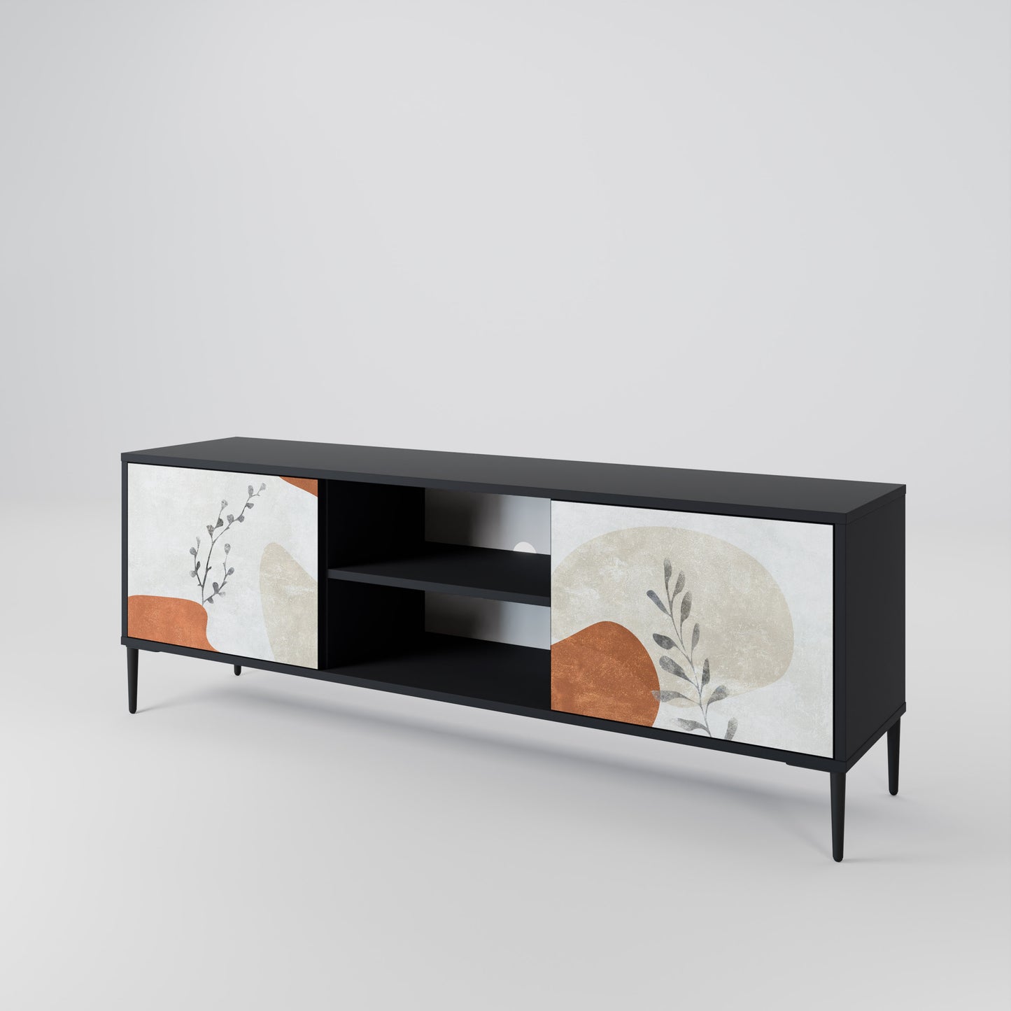 TRANQUIL TWIG Dvoudveřový TV stolek