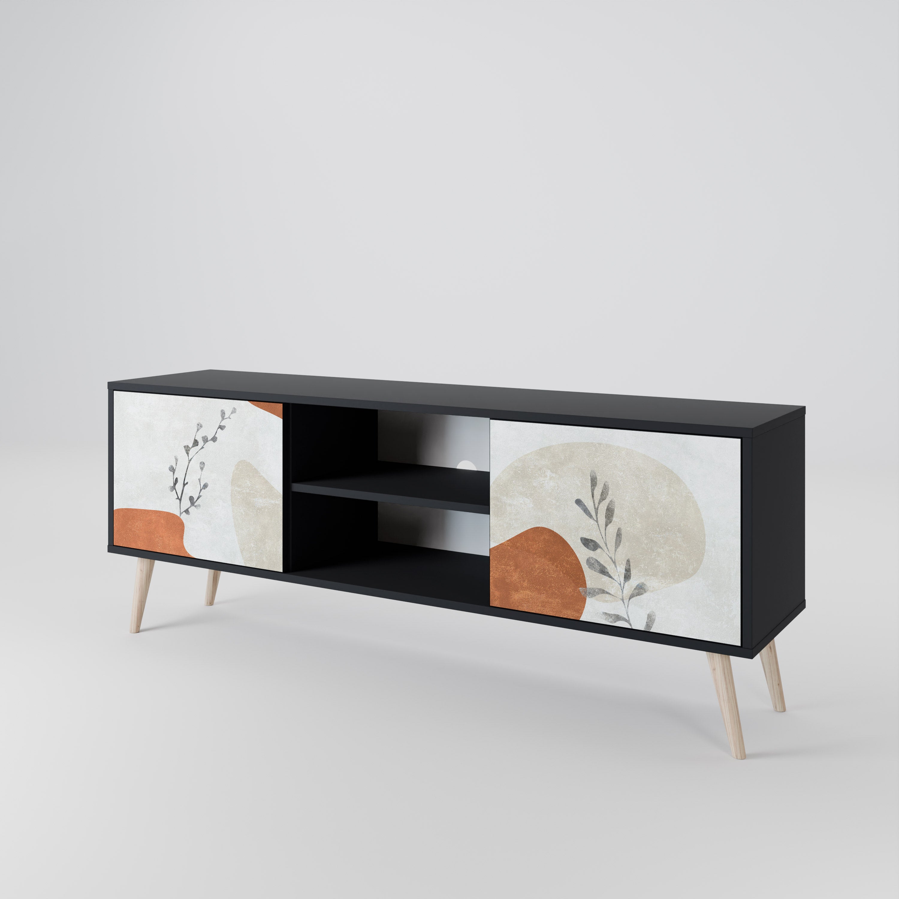TRANQUIL TWIG 2-Door TV Cabinet