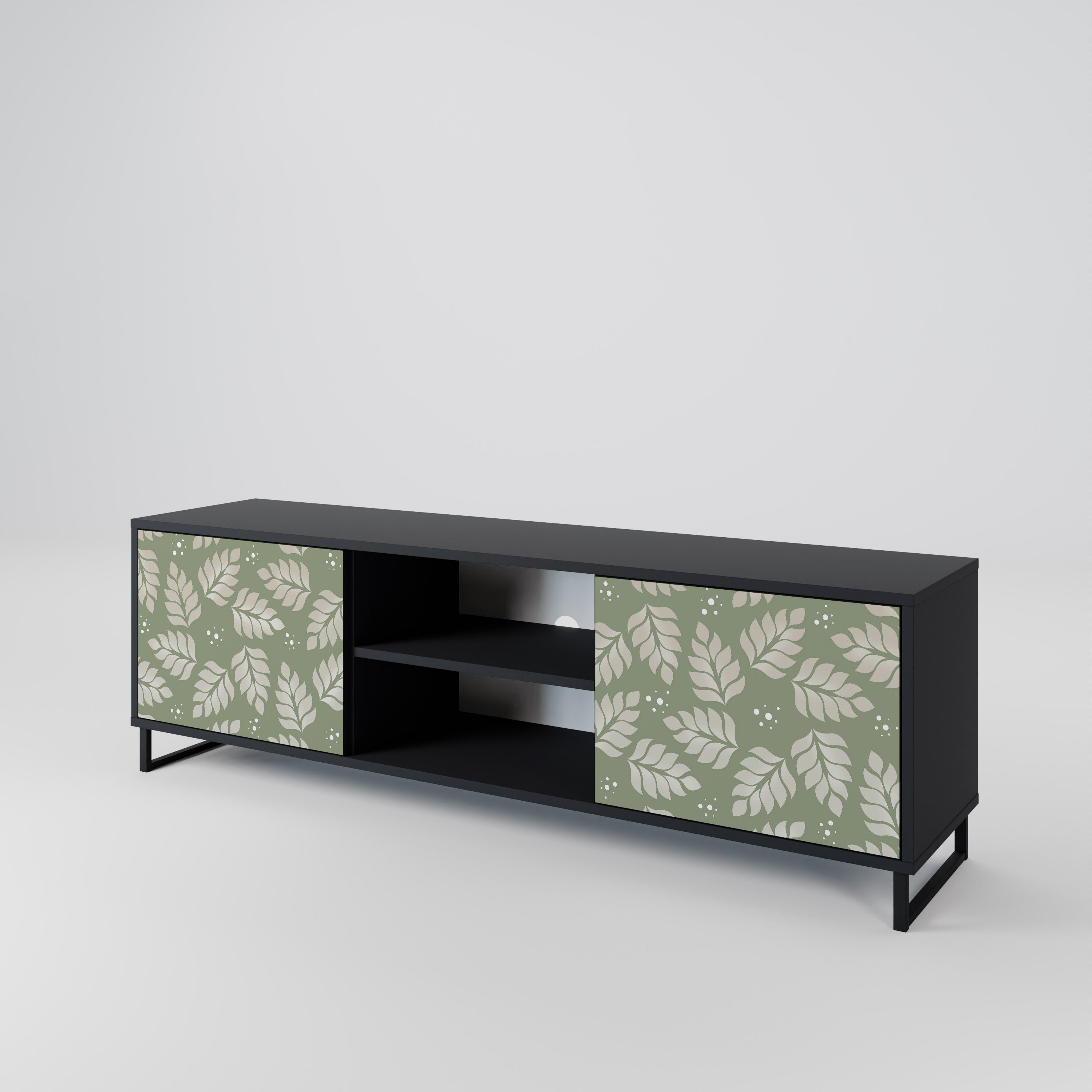 LEAVES ON GREEN 2-Door TV Cabinet