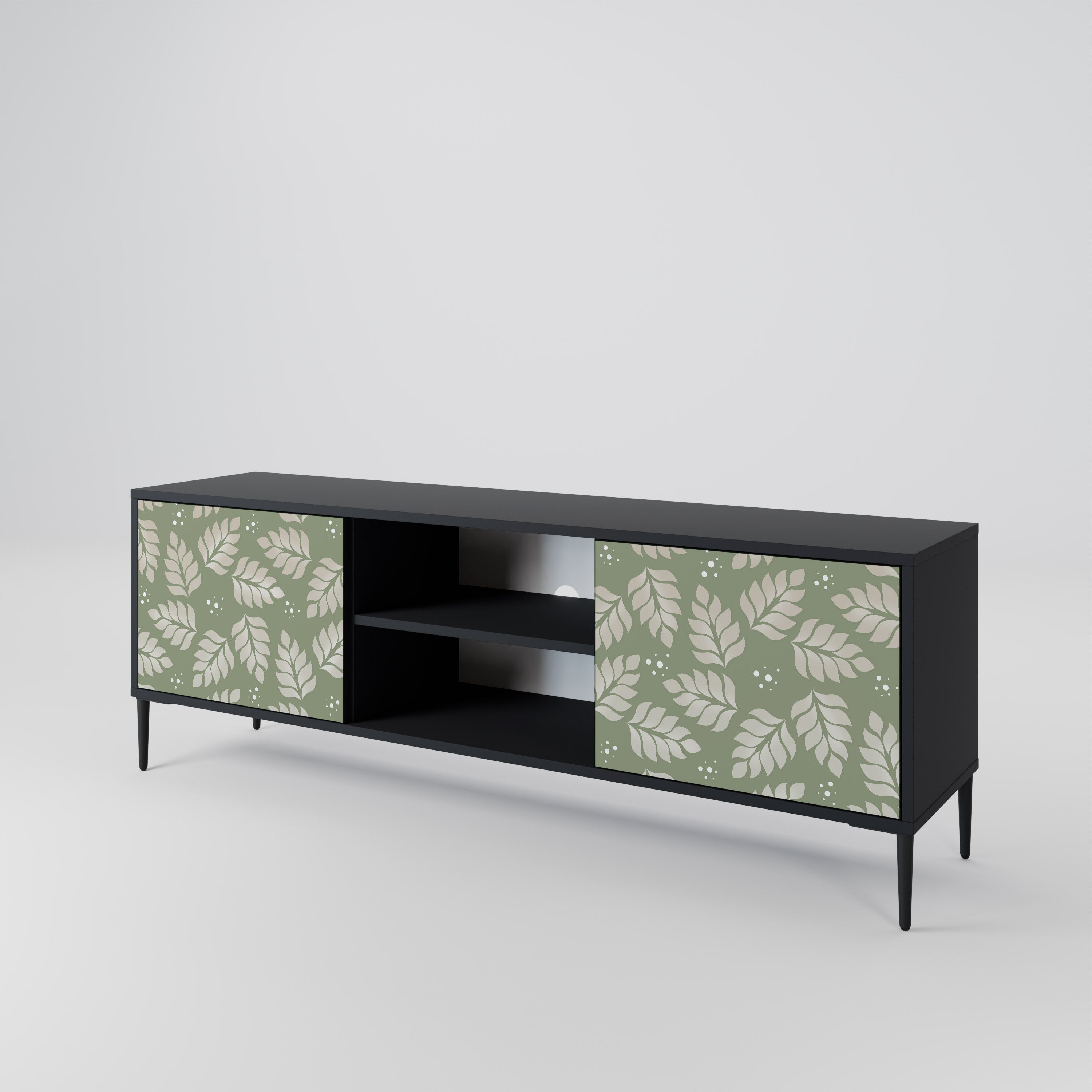 LEAVES ON GREEN 2-Door TV Cabinet
