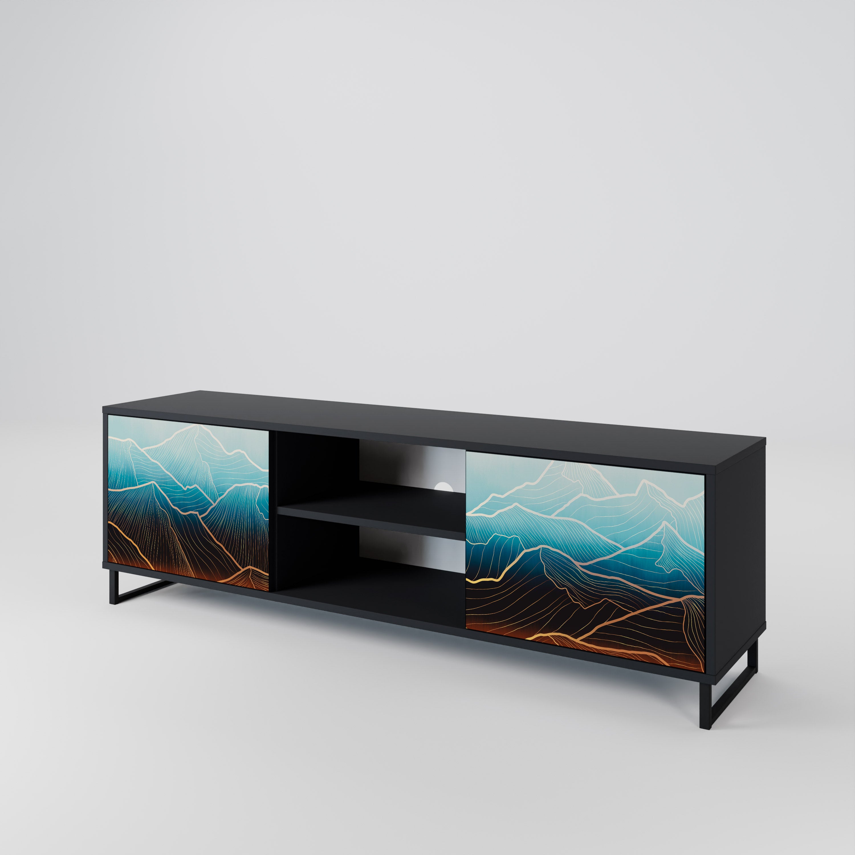 LUNAR SECRETS 2-Door TV Cabinet