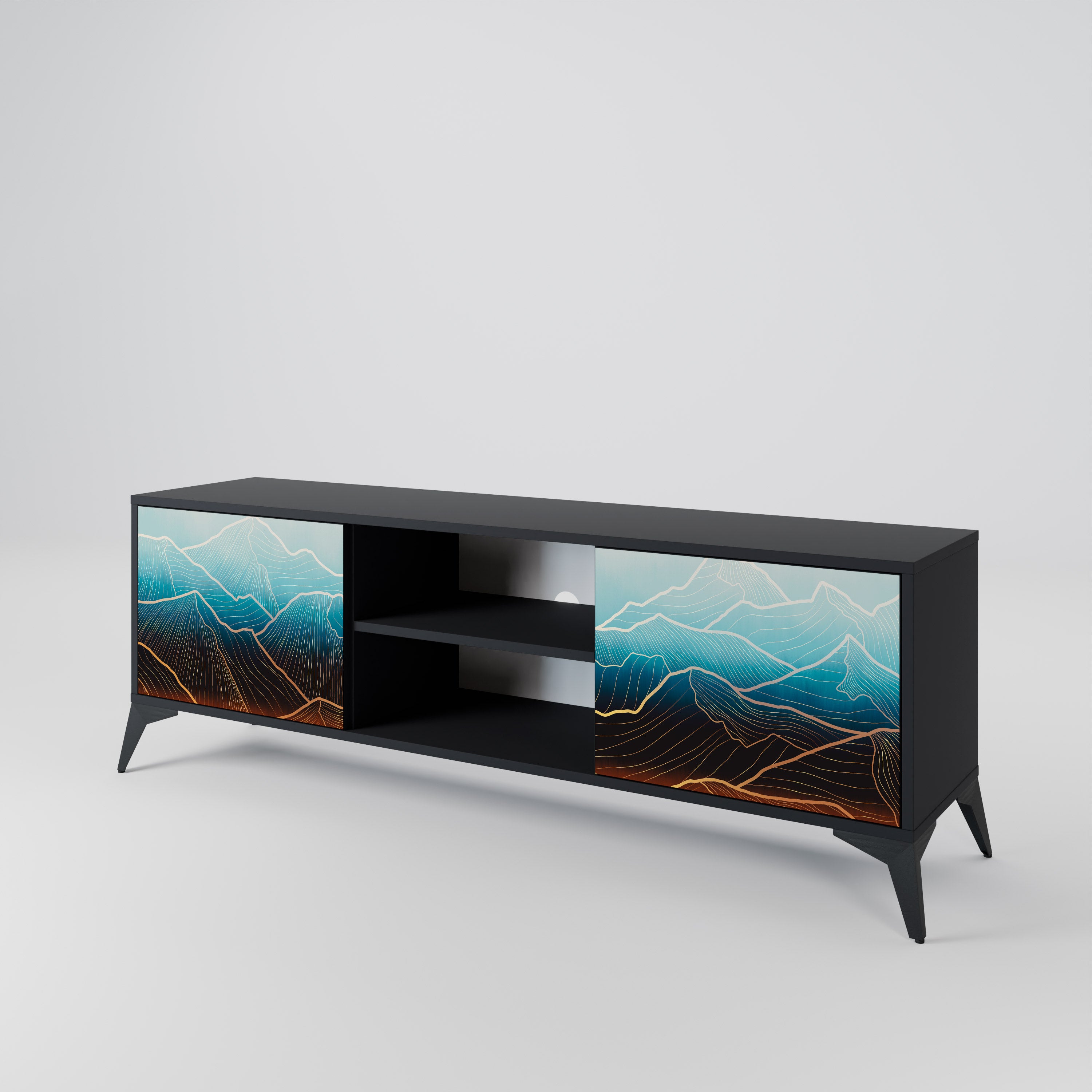 LUNAR SECRETS 2-Door TV Cabinet