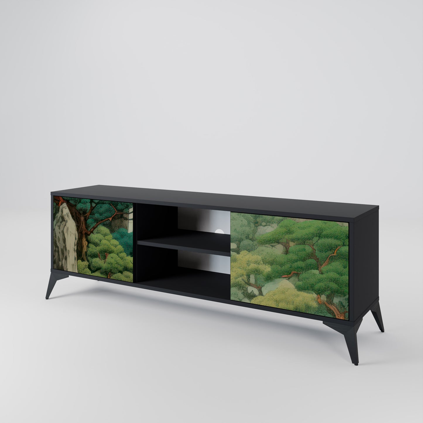 VERDURE ABYSS Dvoudveřový TV stolek