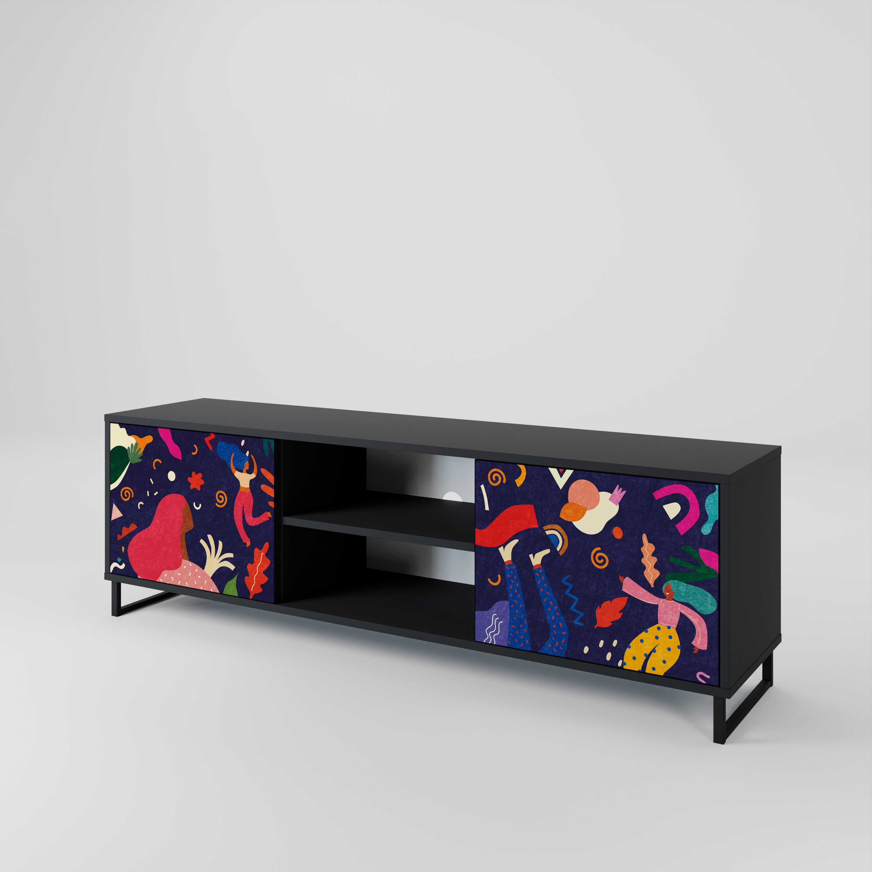 FESTIVE PLEASURES 2-Door TV Cabinet