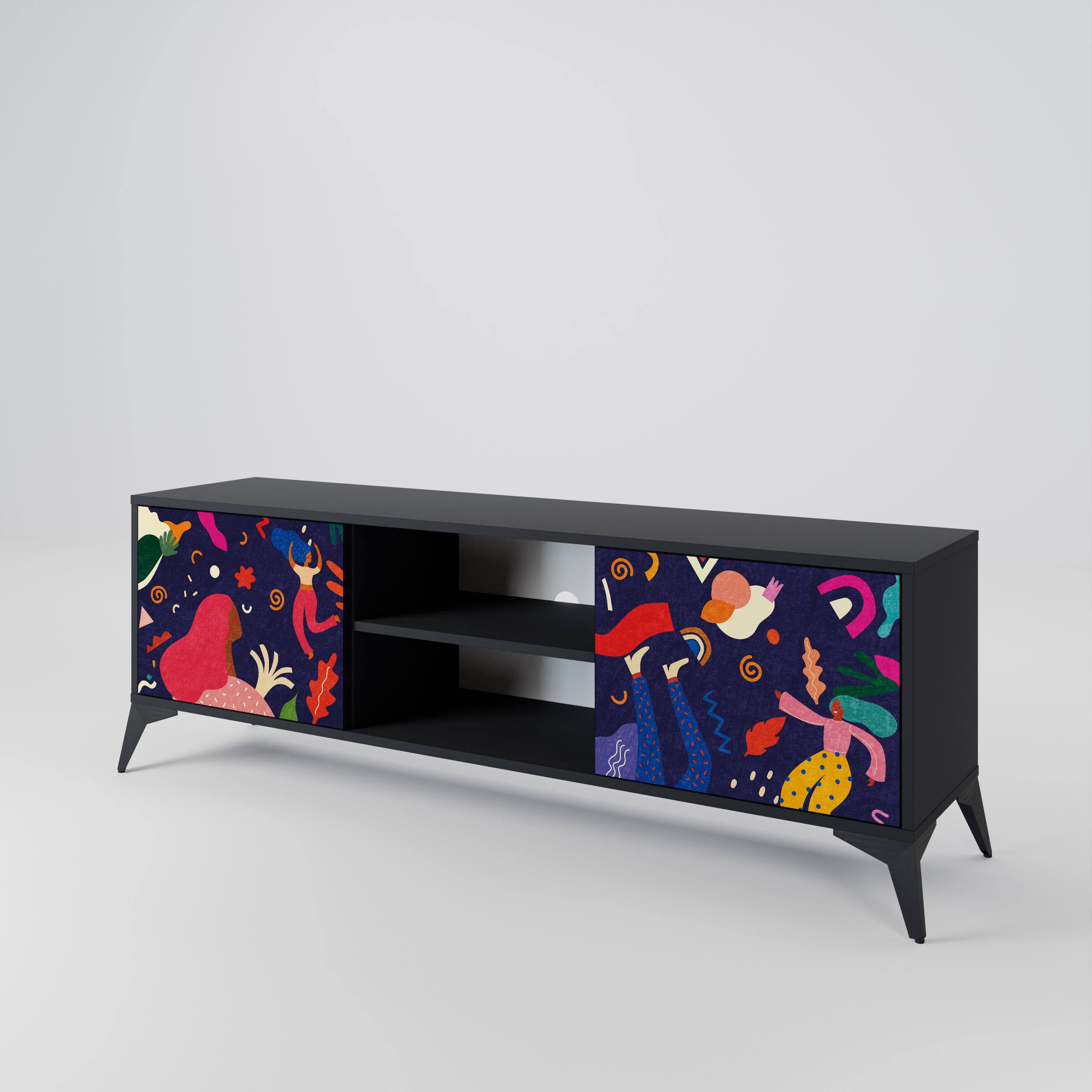 FESTIVE PLEASURES 2-Door TV Cabinet