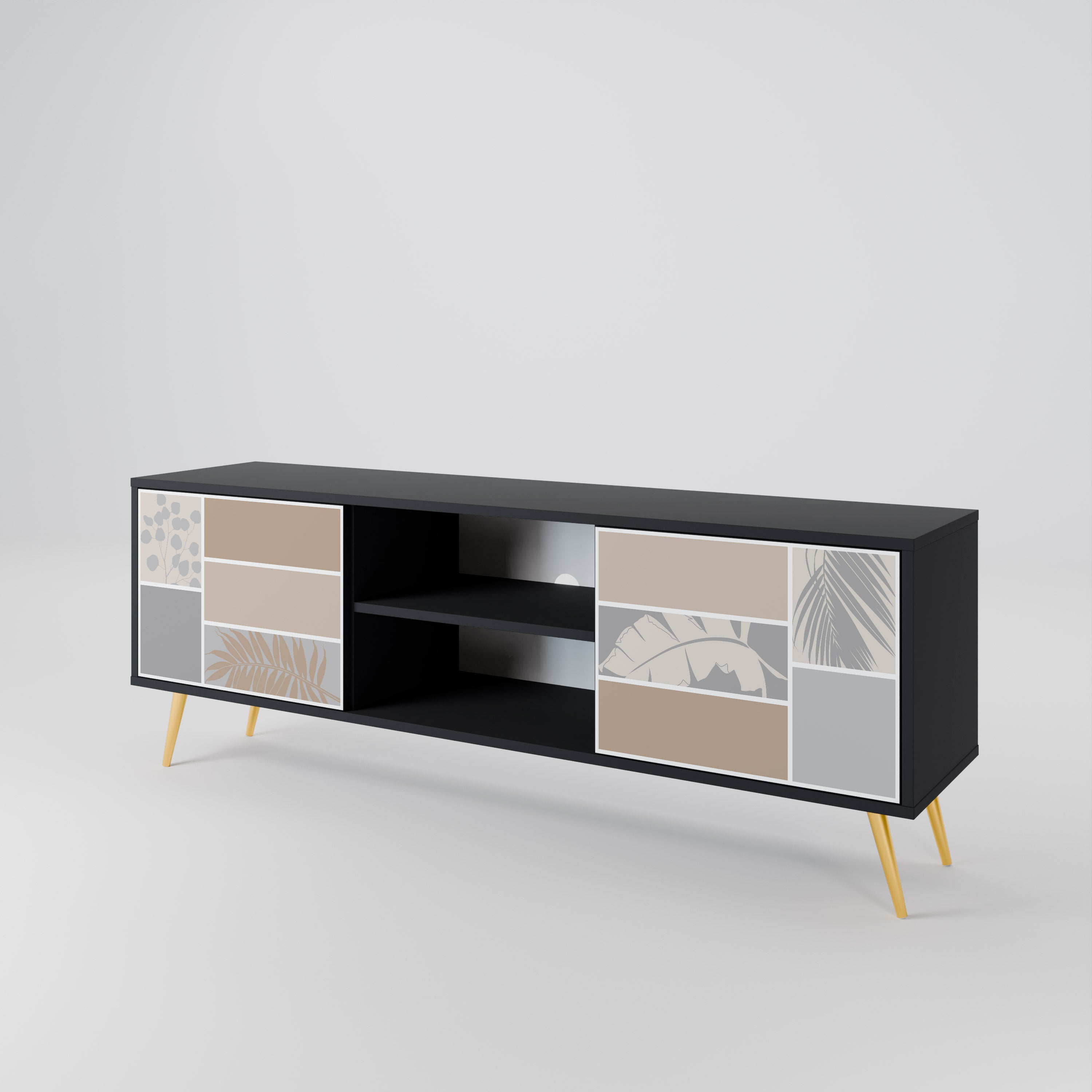 TROPICAL SHAPES 2-Door TV Cabinet