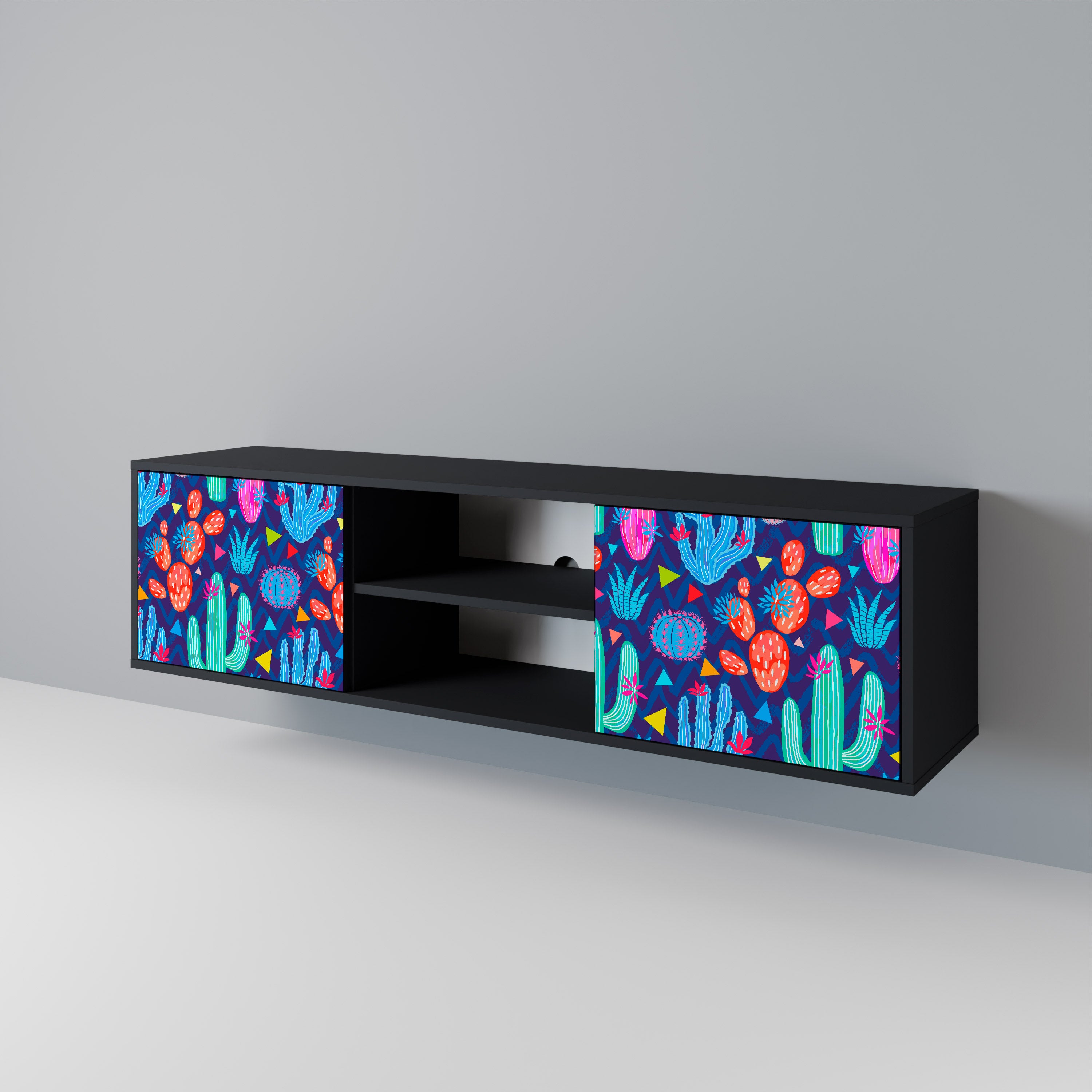 CACTUS VIBES 2-Door TV Cabinet