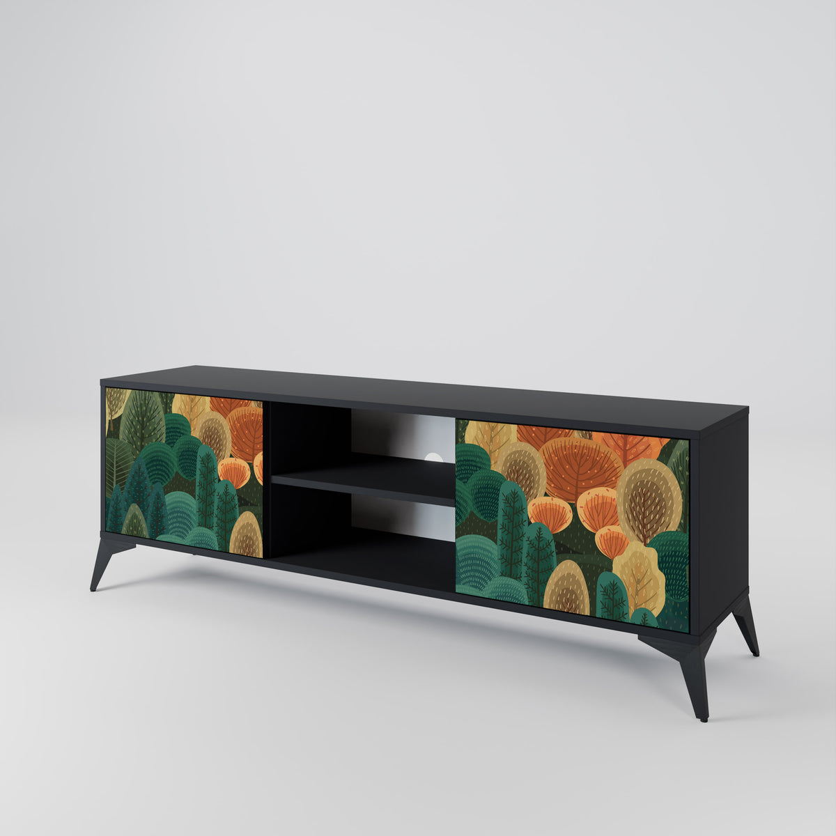 AUTUMN KALEIDOSCOPE Dvoudveřový TV stolek